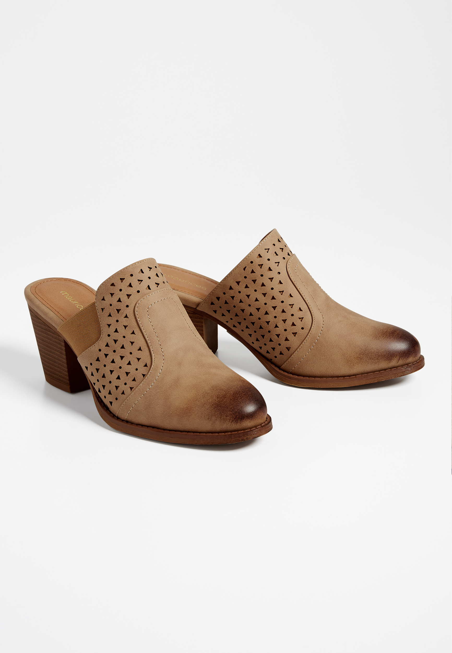 Bailey laser cut mules | maurices