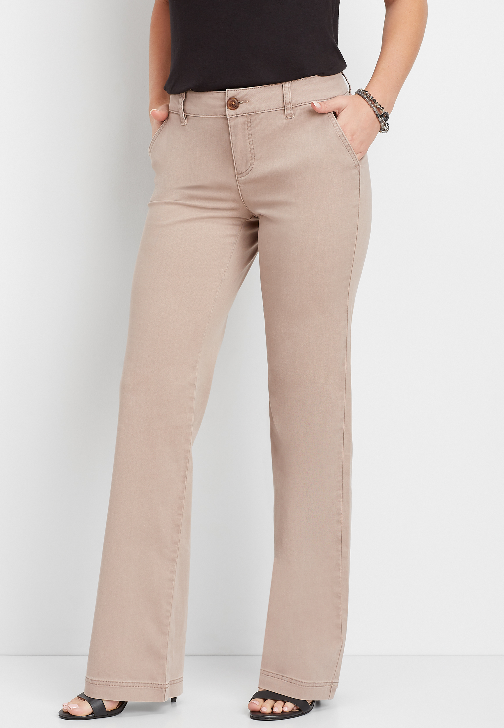 wide leg chino pants