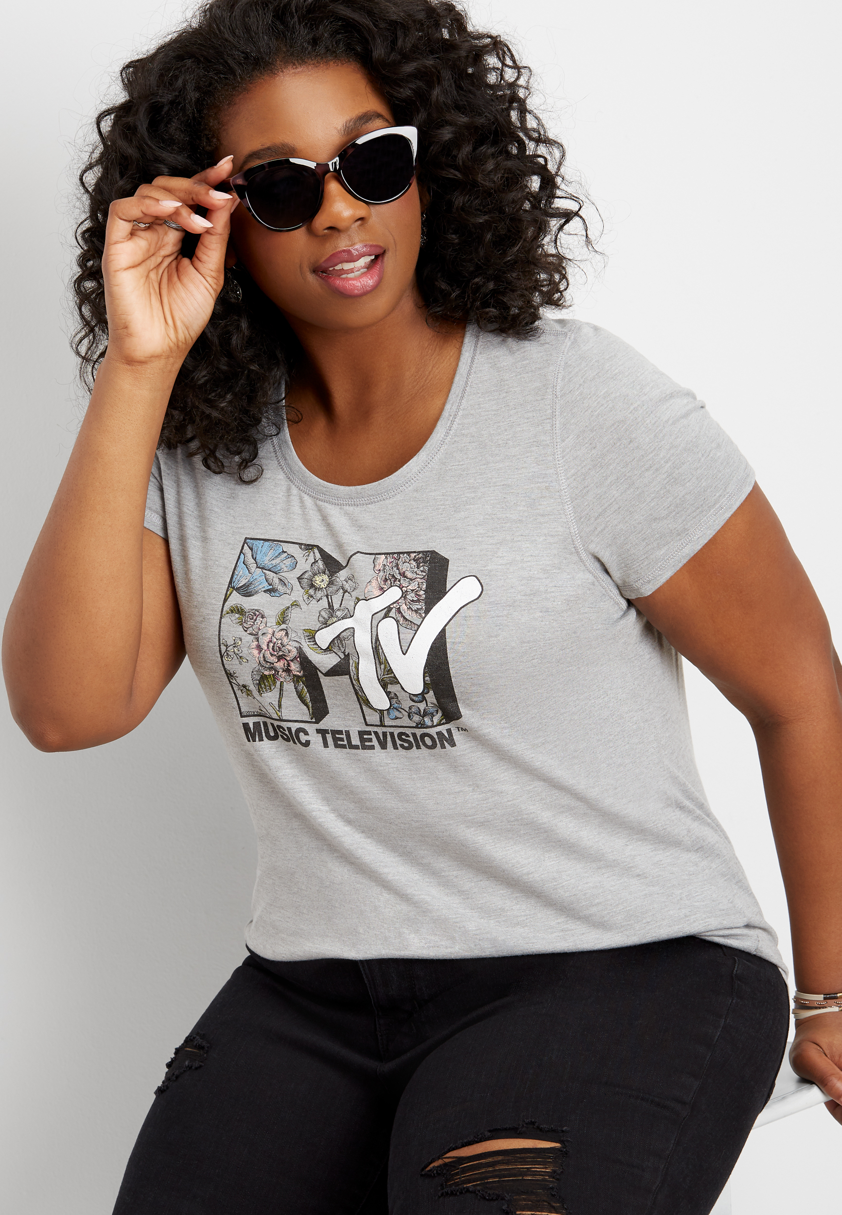 New MTV plants tee L /XL