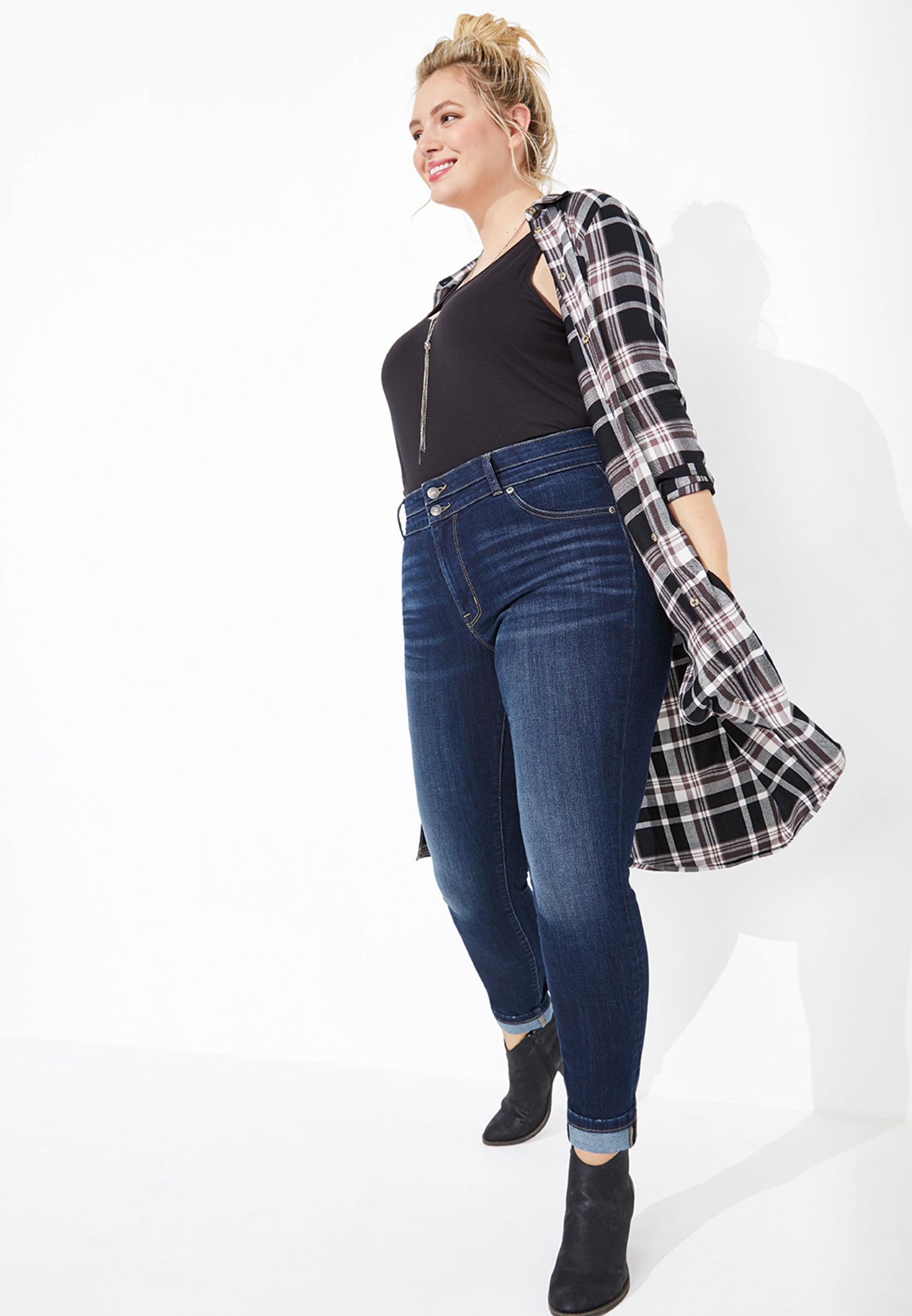 Pull-On Super Jegging D-Lux Denim 32