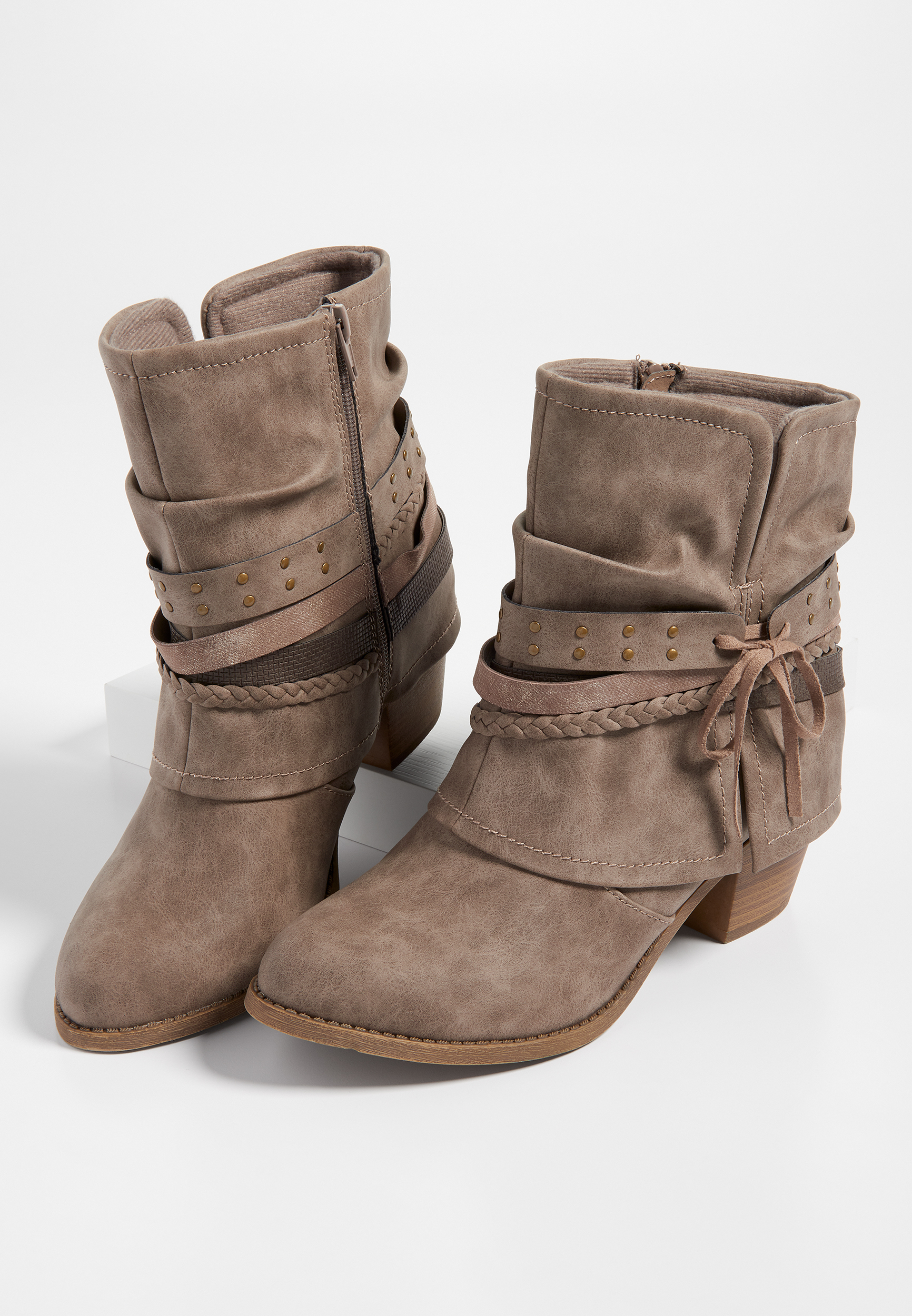 Raleigh hooded wrap ankle bootie | maurices