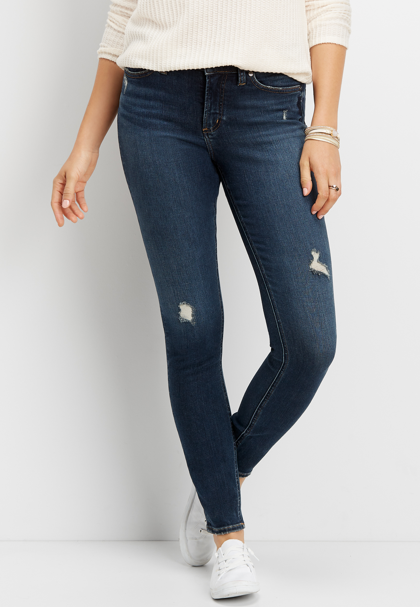 maurices silver jeans