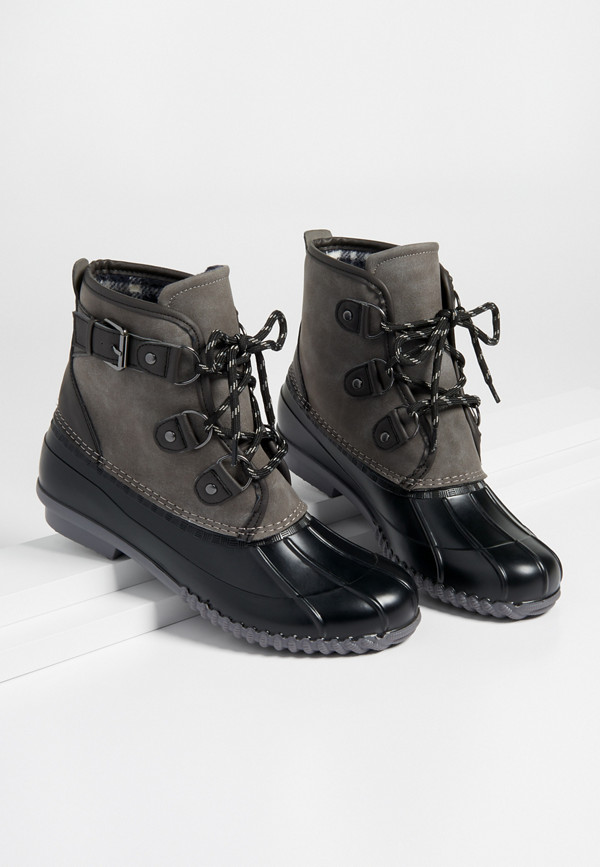 Kylie lace up duck boot | maurices