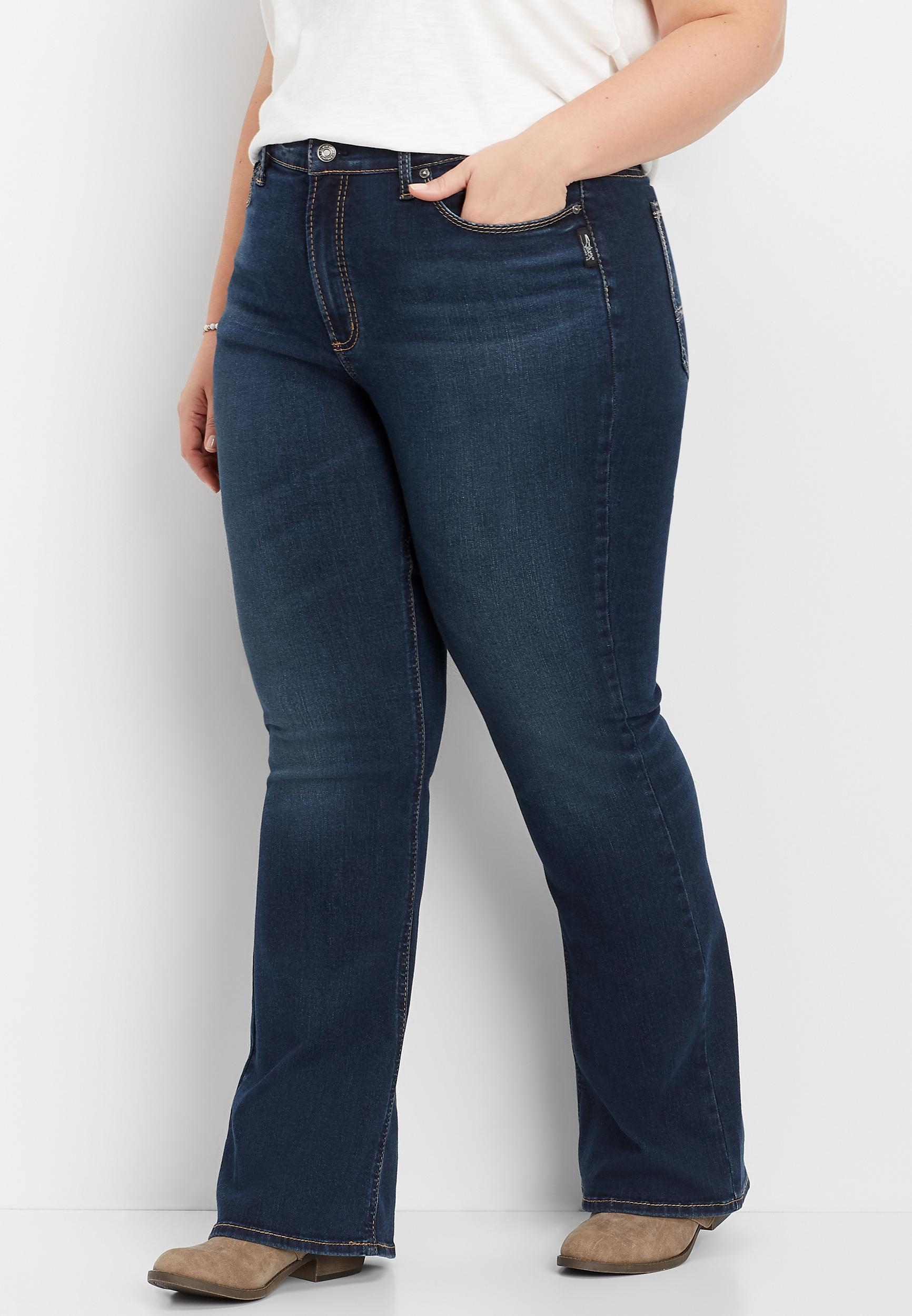 plus size jeans bootcut