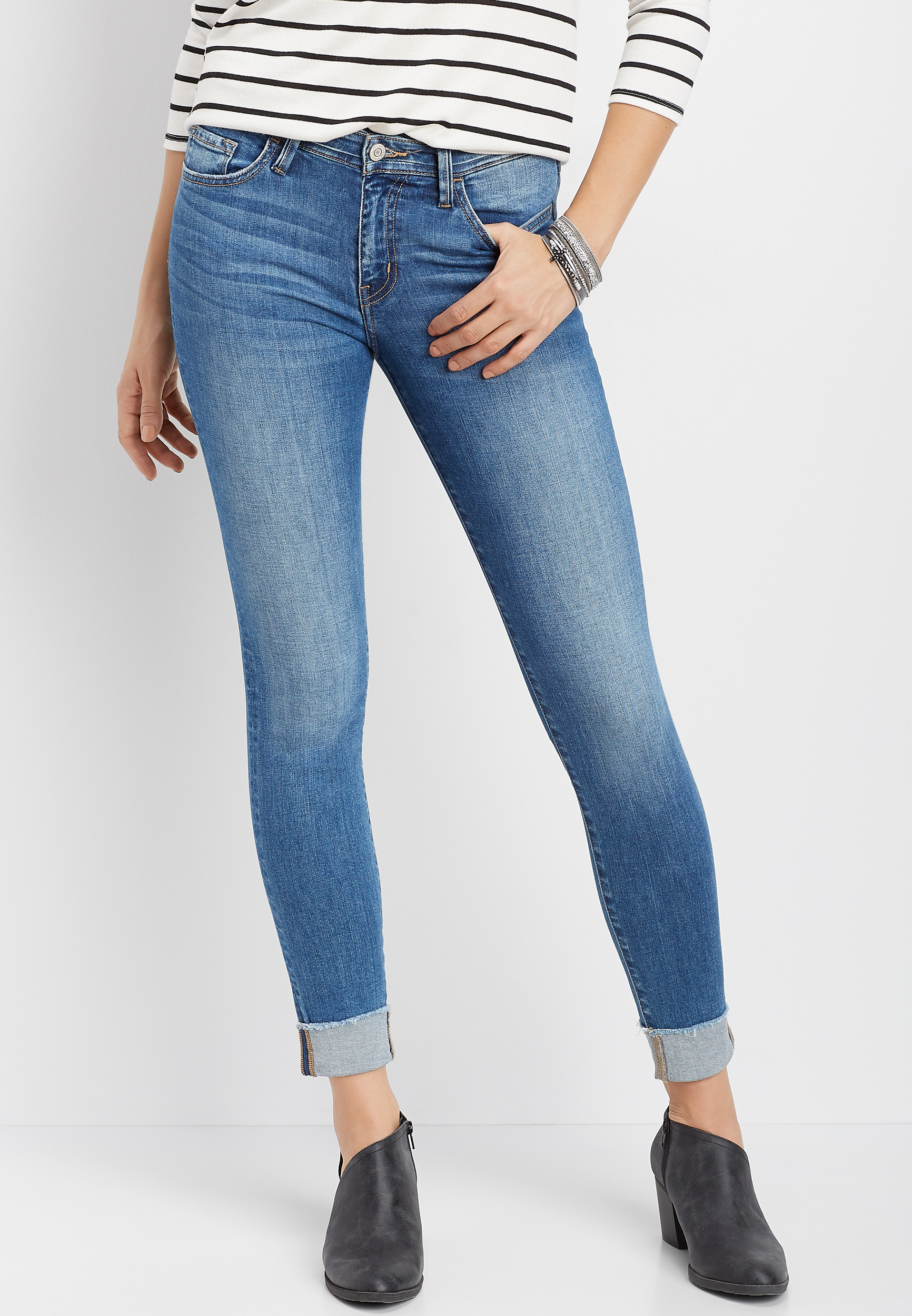 Flying Monkey™ cuffed skinny jean | maurices