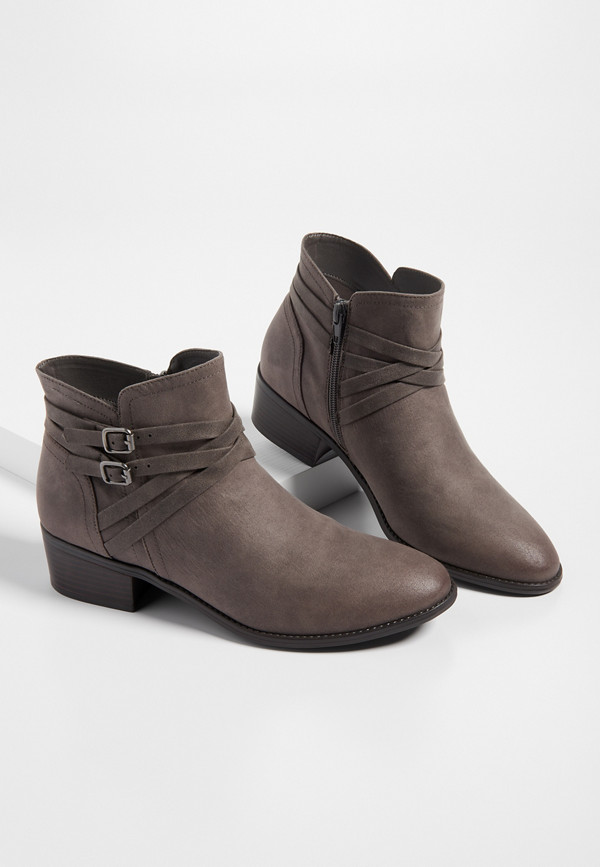 Raven cross strap ankle bootie | maurices