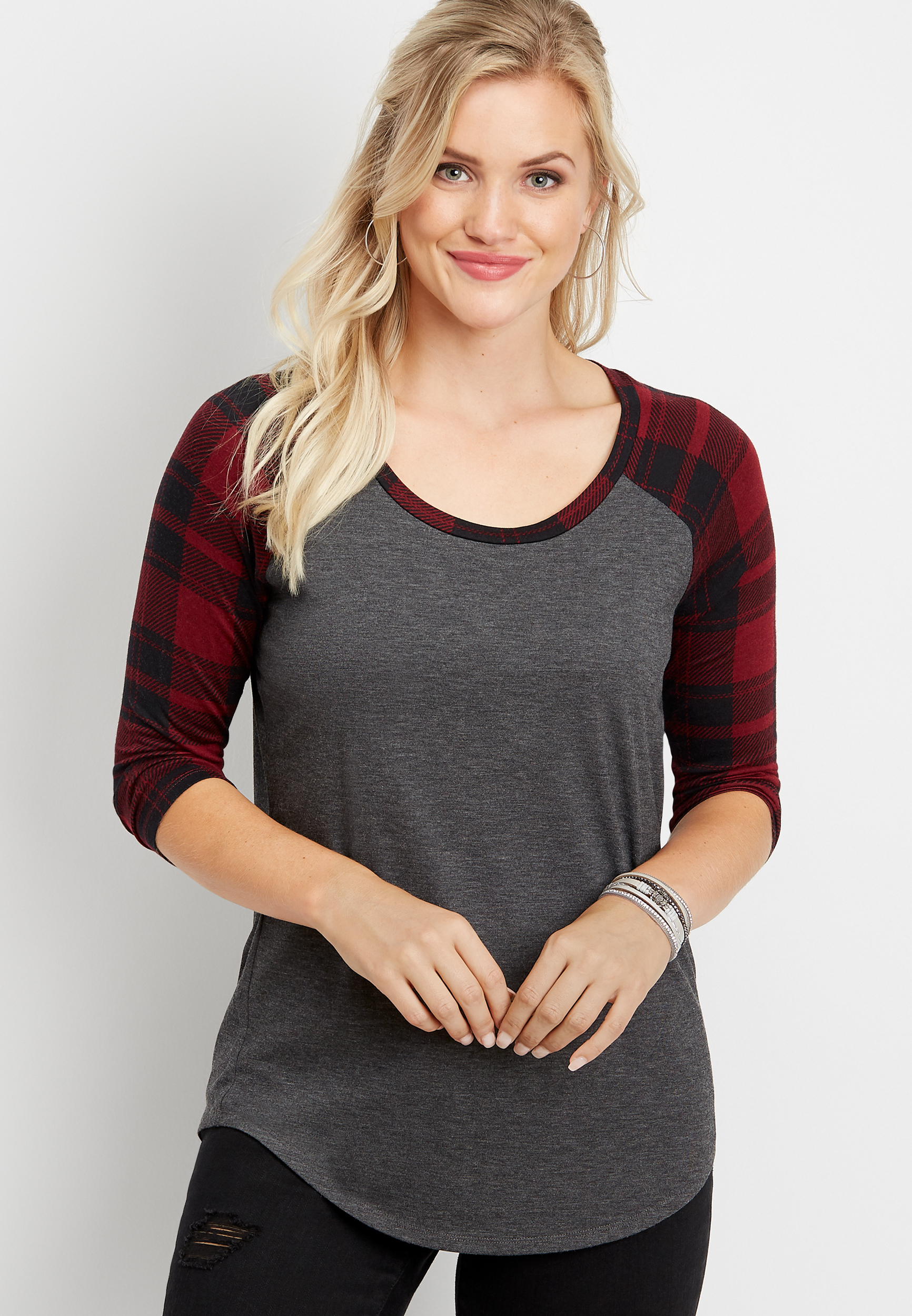 maurices baseball tee