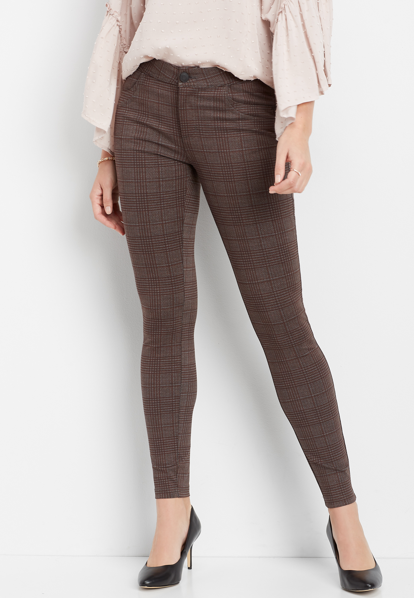 maurices plaid pants