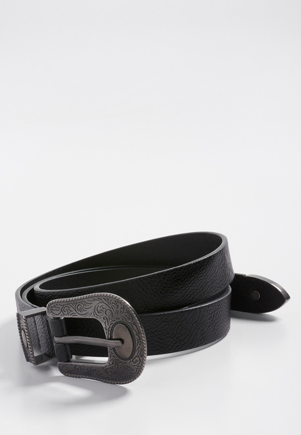 black western buckle belt | maurices
