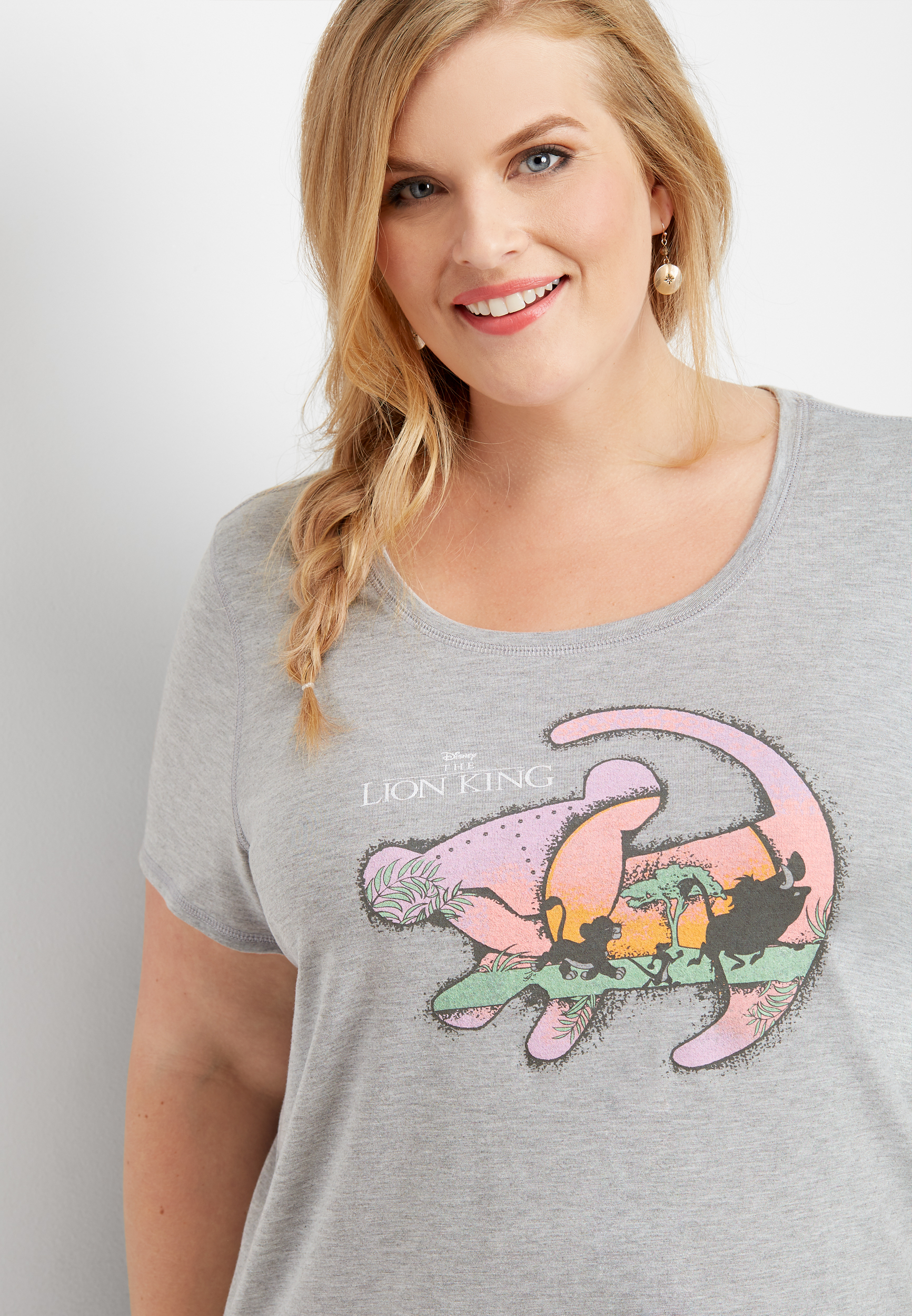 plus size lion king shirt