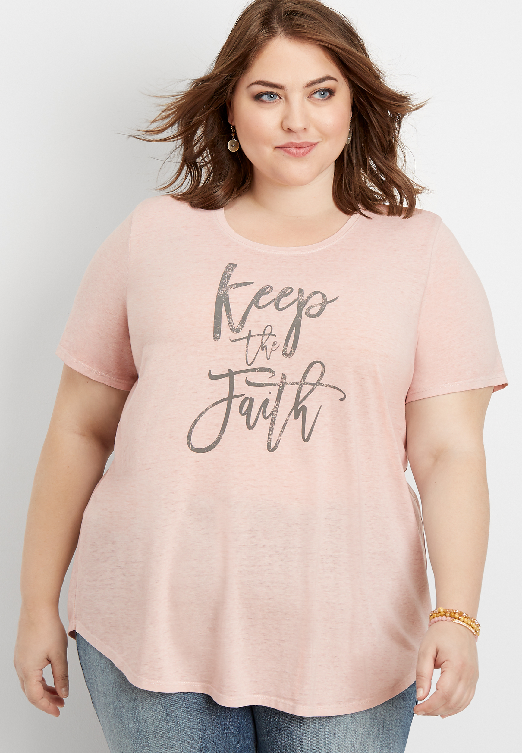 plus size faith shirts