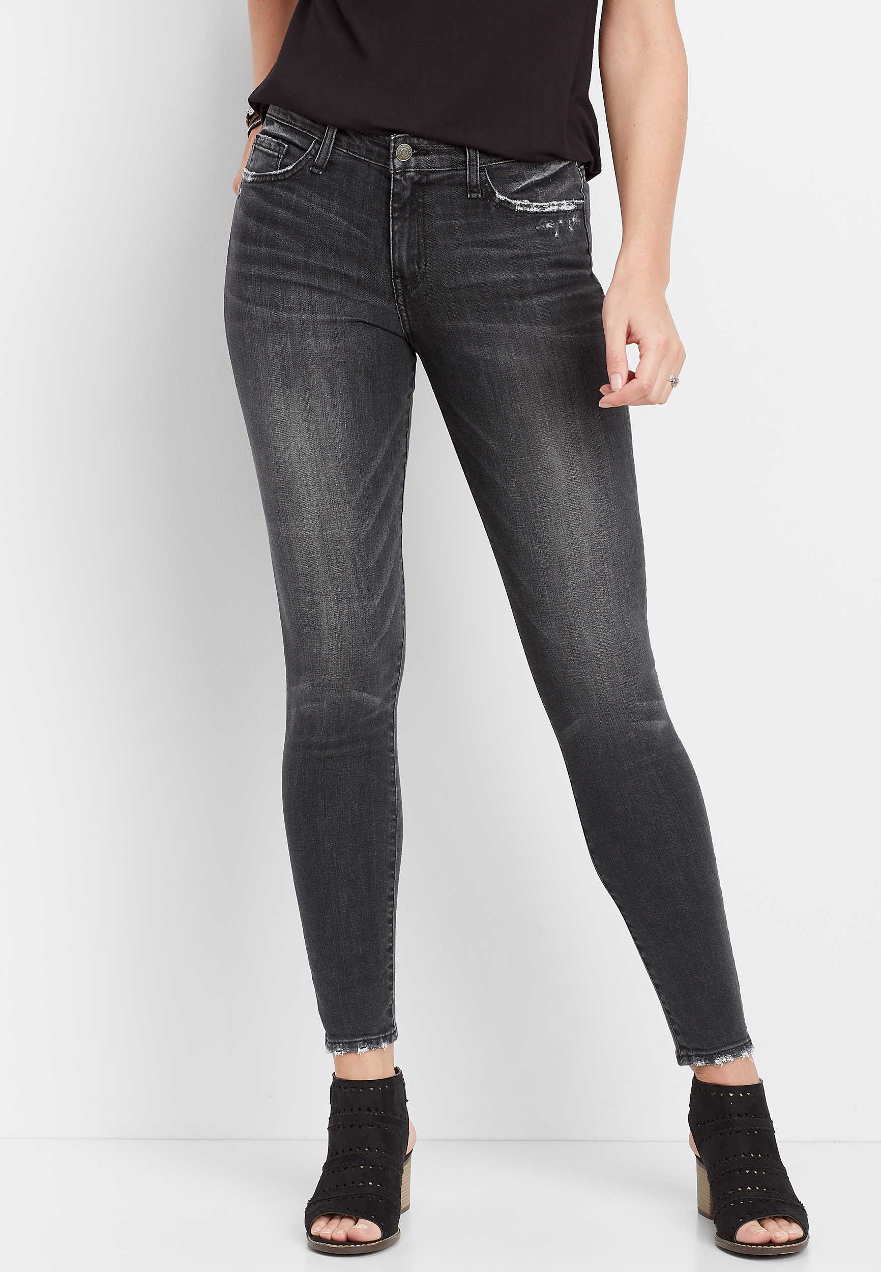 flying monkey black skinny jeans