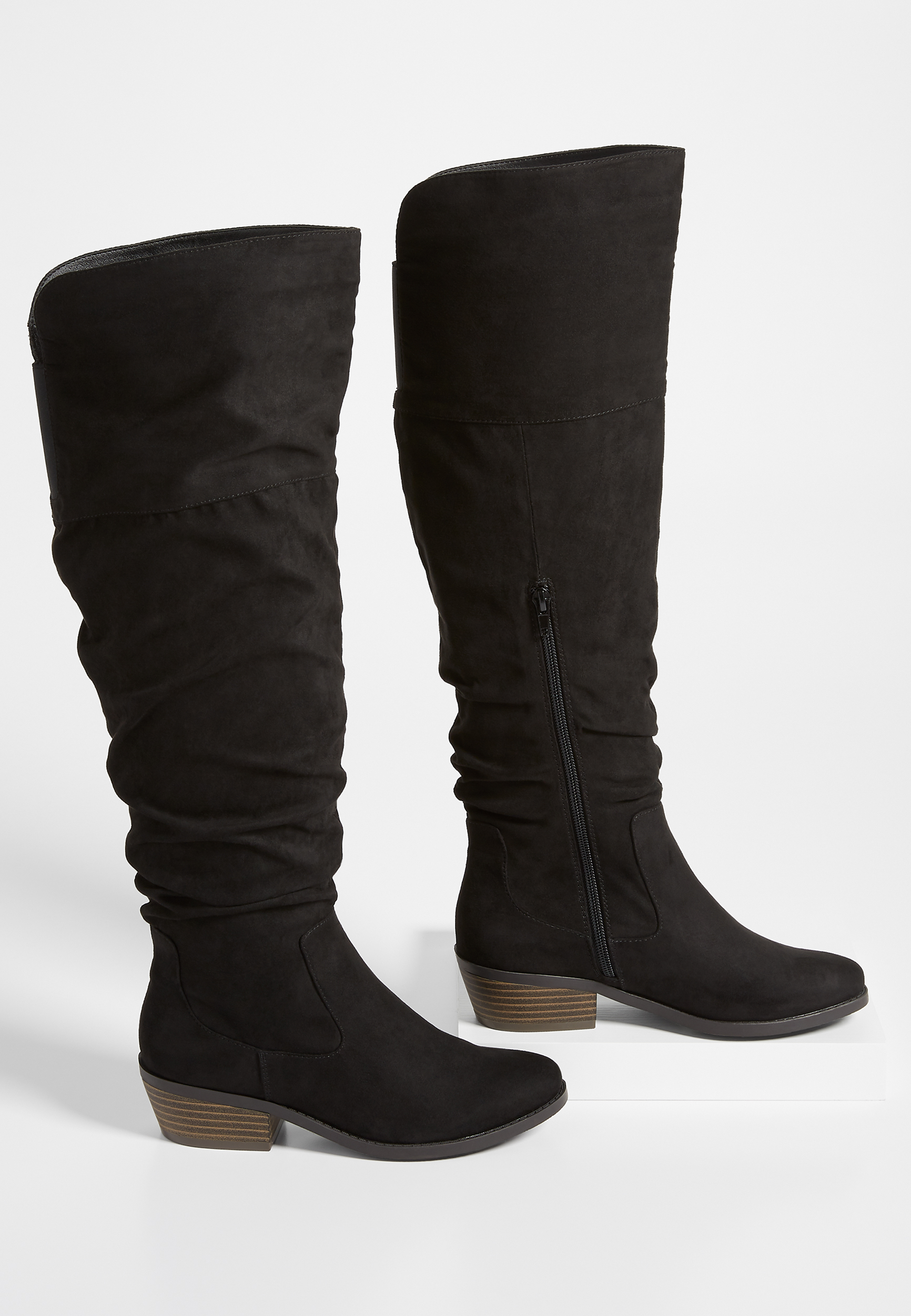 maurices black booties