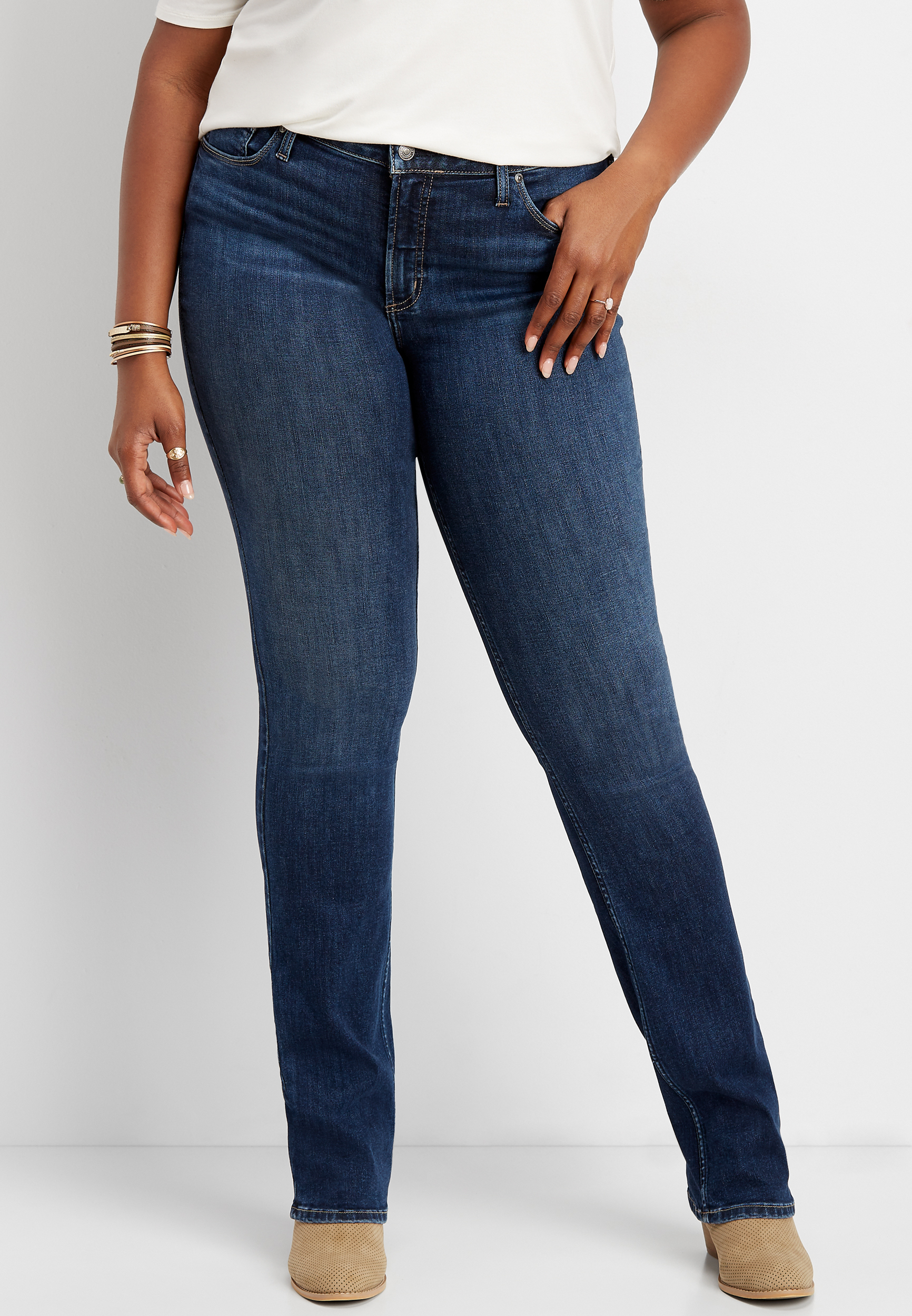 plus size Silver Jeans Co.® most wanted mid rise bootcut jean | maurices
