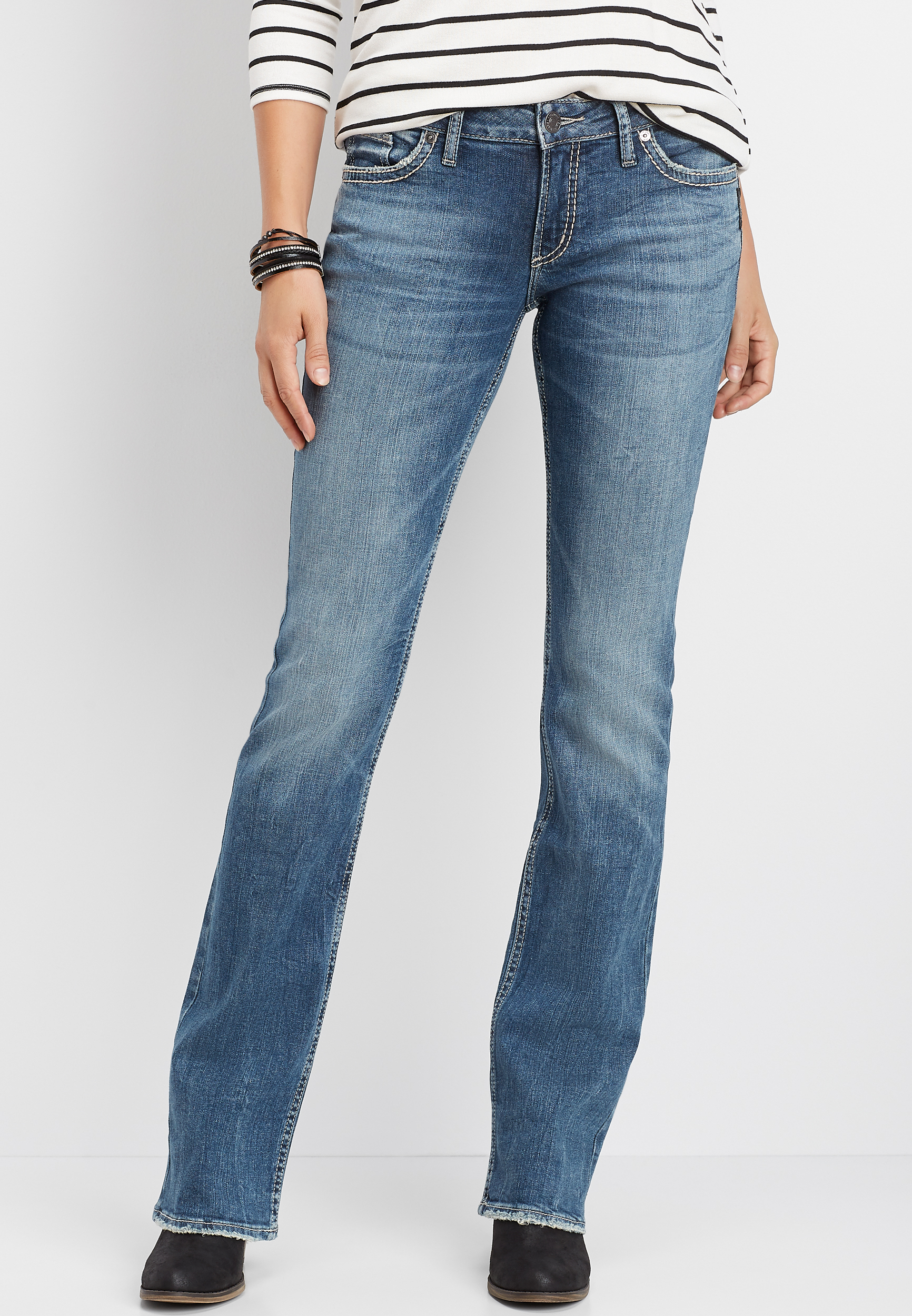 maurices silver jeans