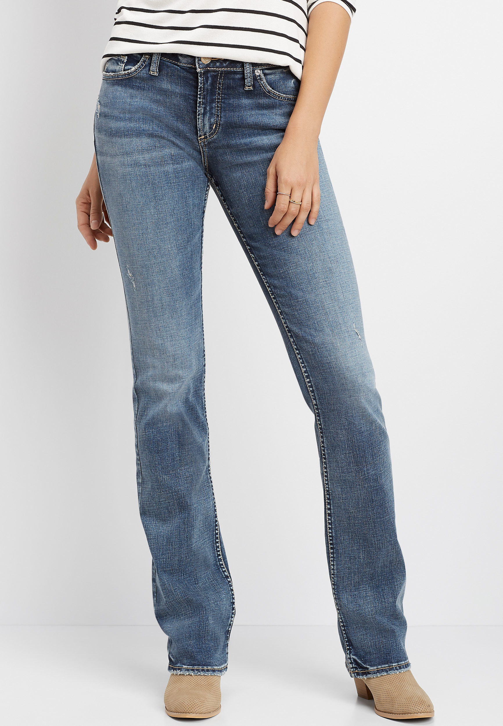 silver trouser jeans