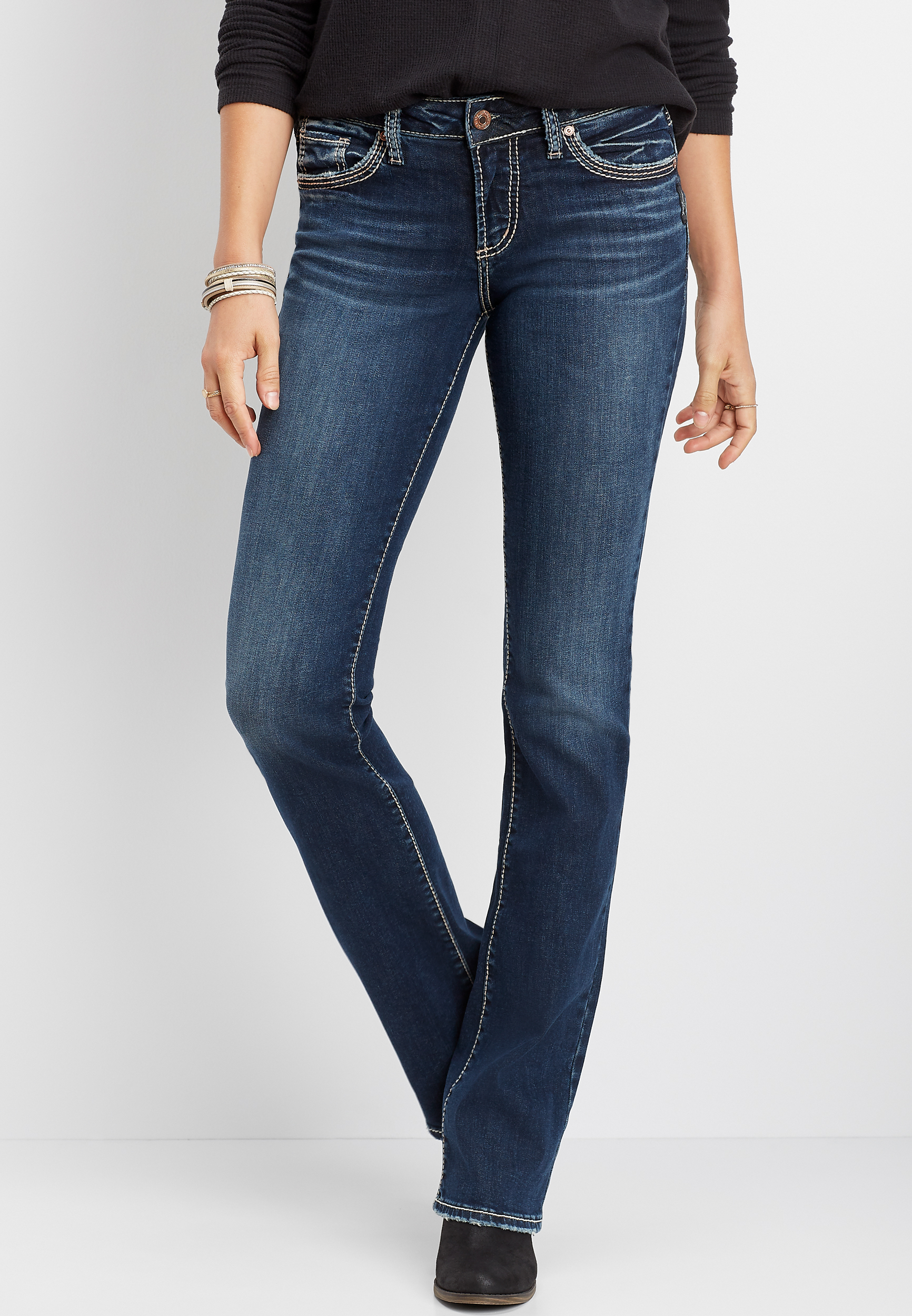 maurices silver jeans