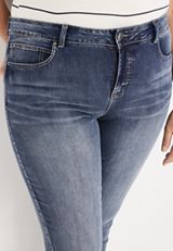 Plus Size Everflex™ Super Skinny High Rise Stretch Jean, C3337, small