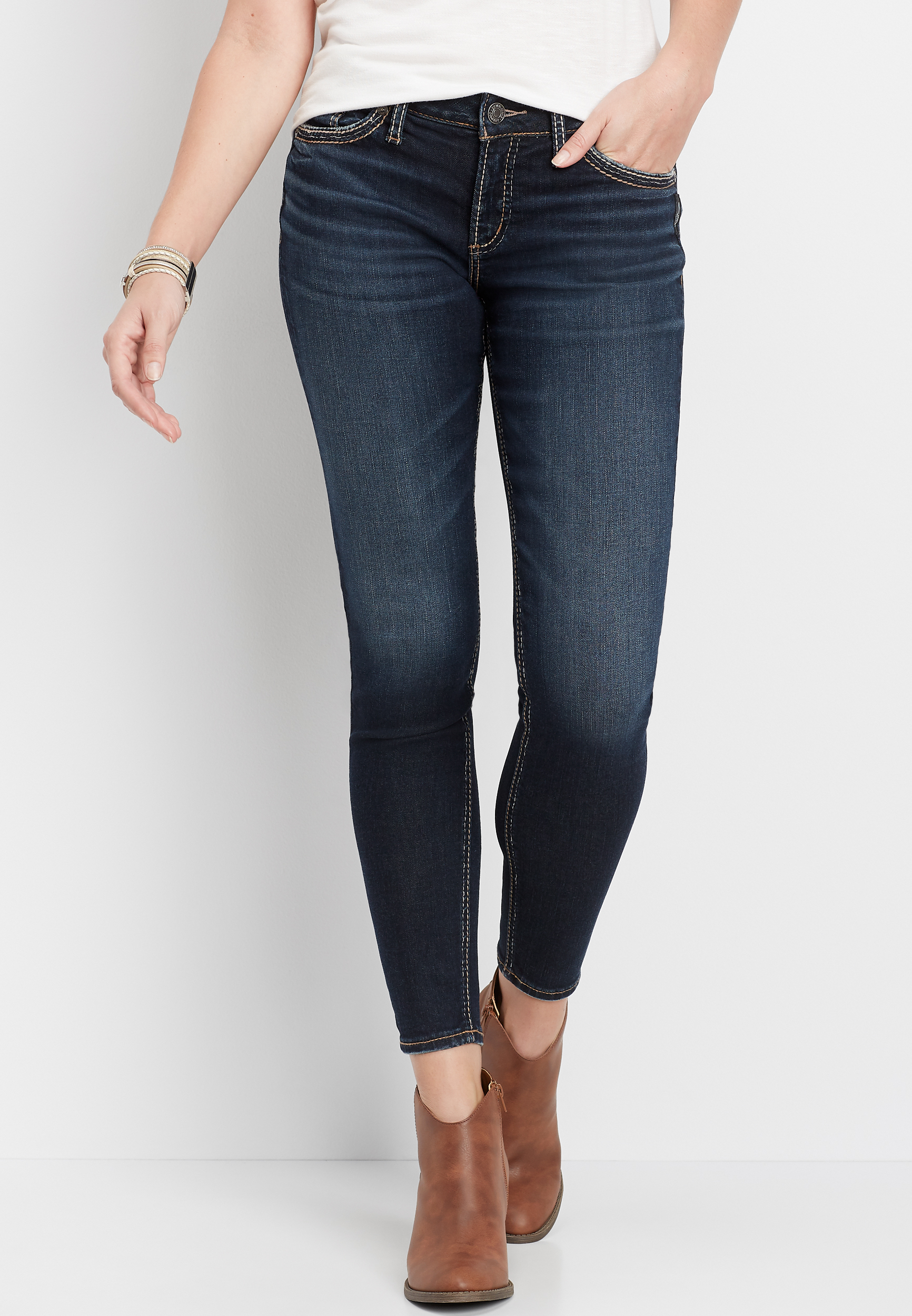 maurices silver jeans