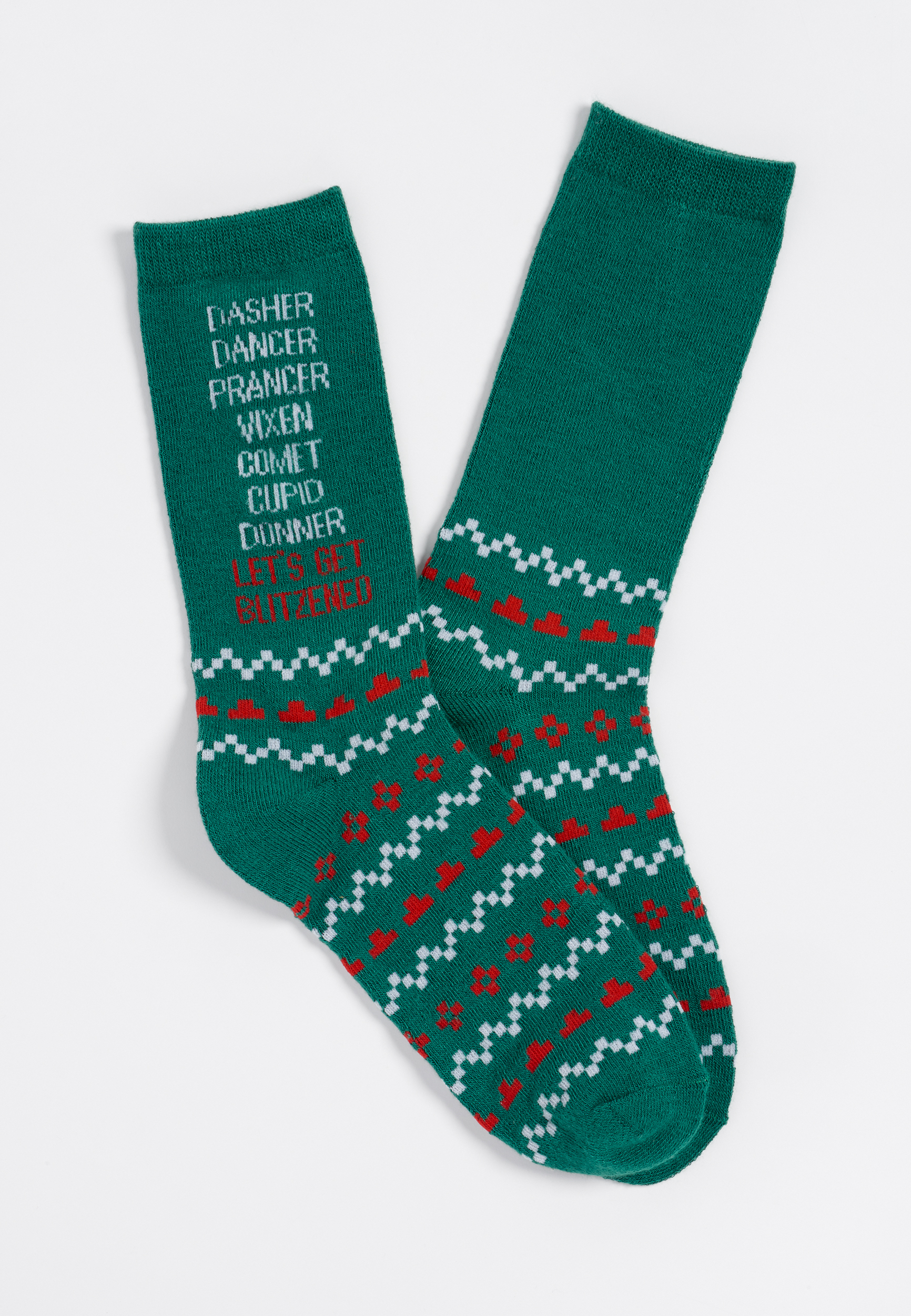 let's get blitzened crew socks | maurices