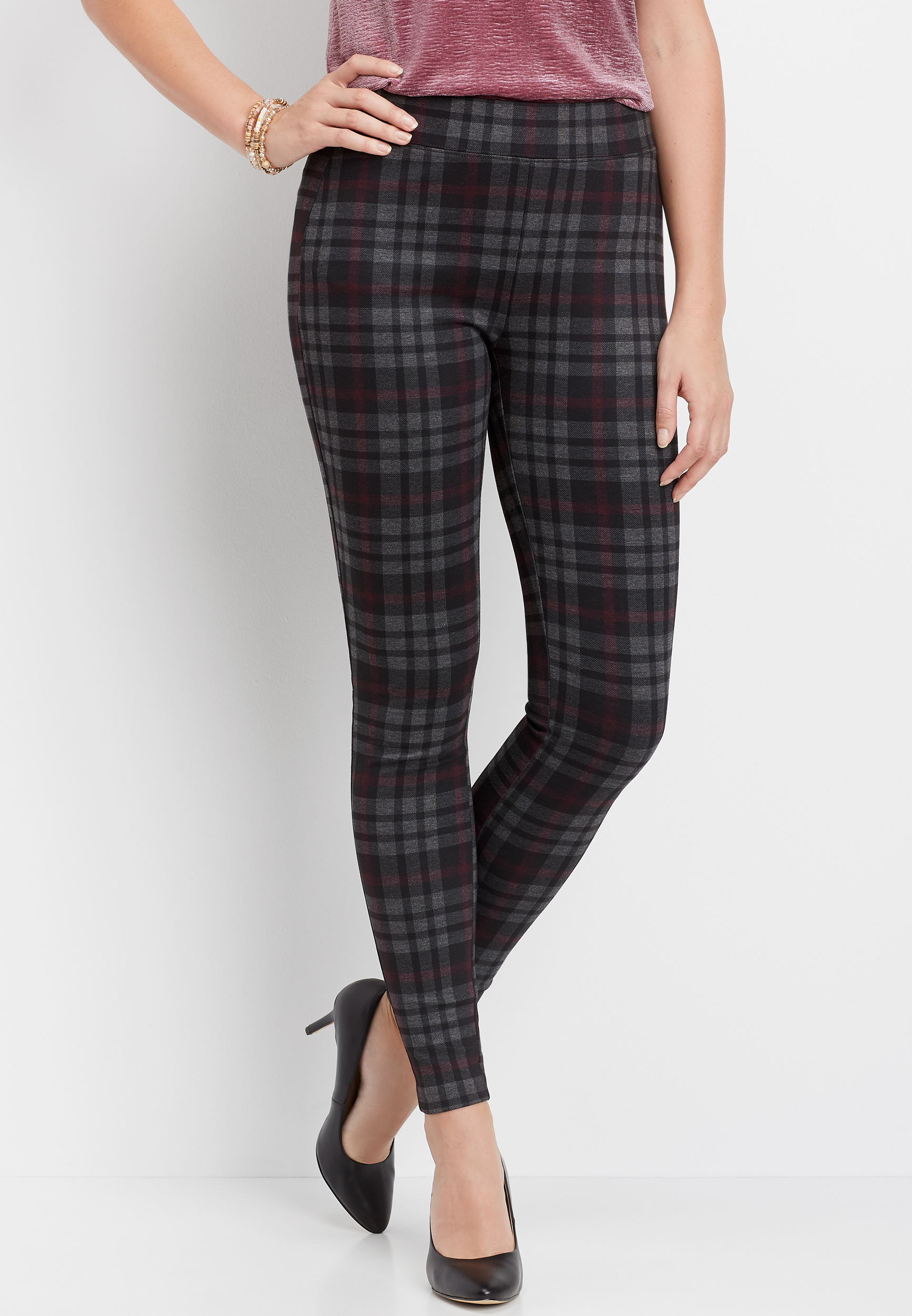 maurices plaid pants