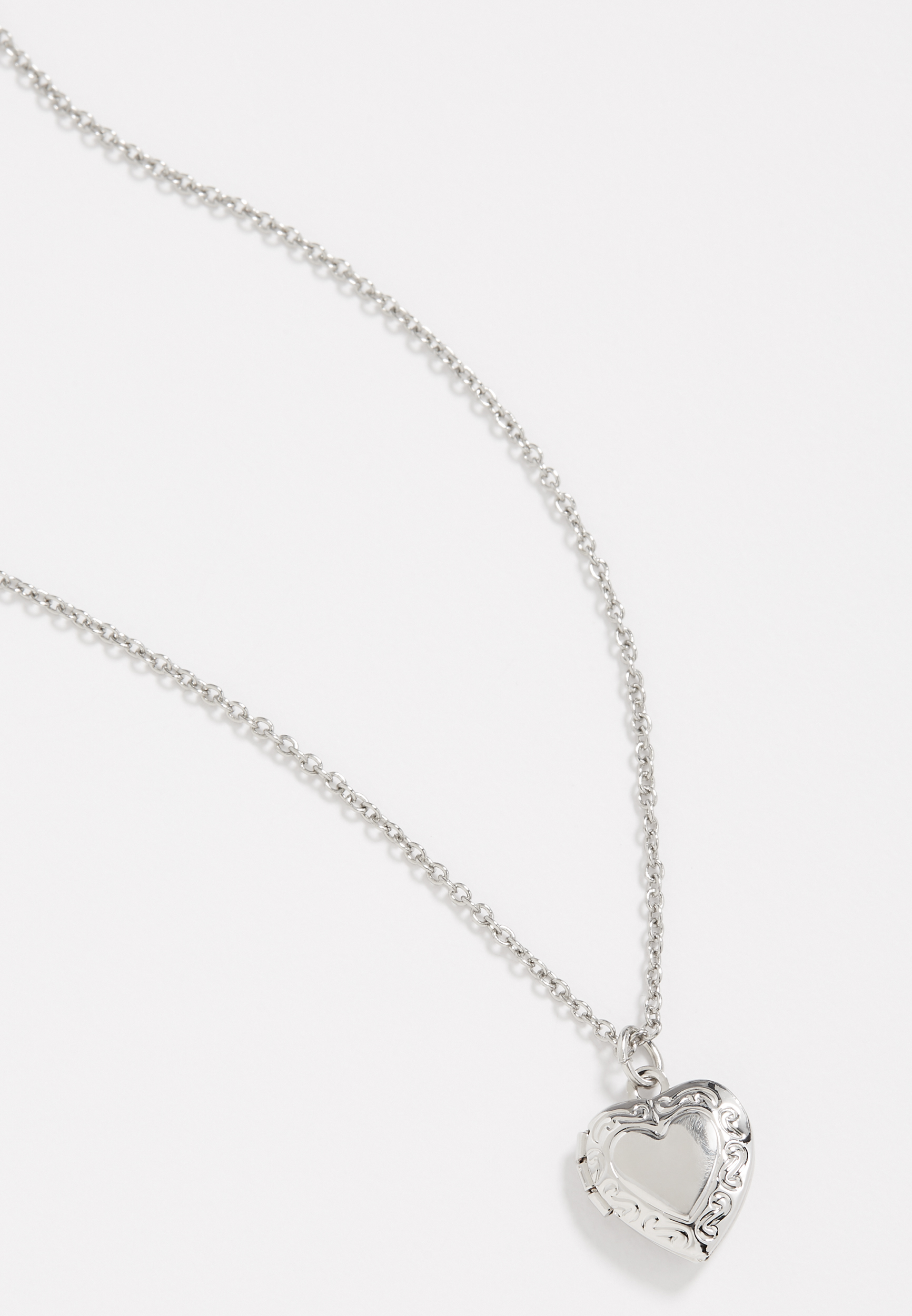 Dainty Heart Locket Necklace | maurices