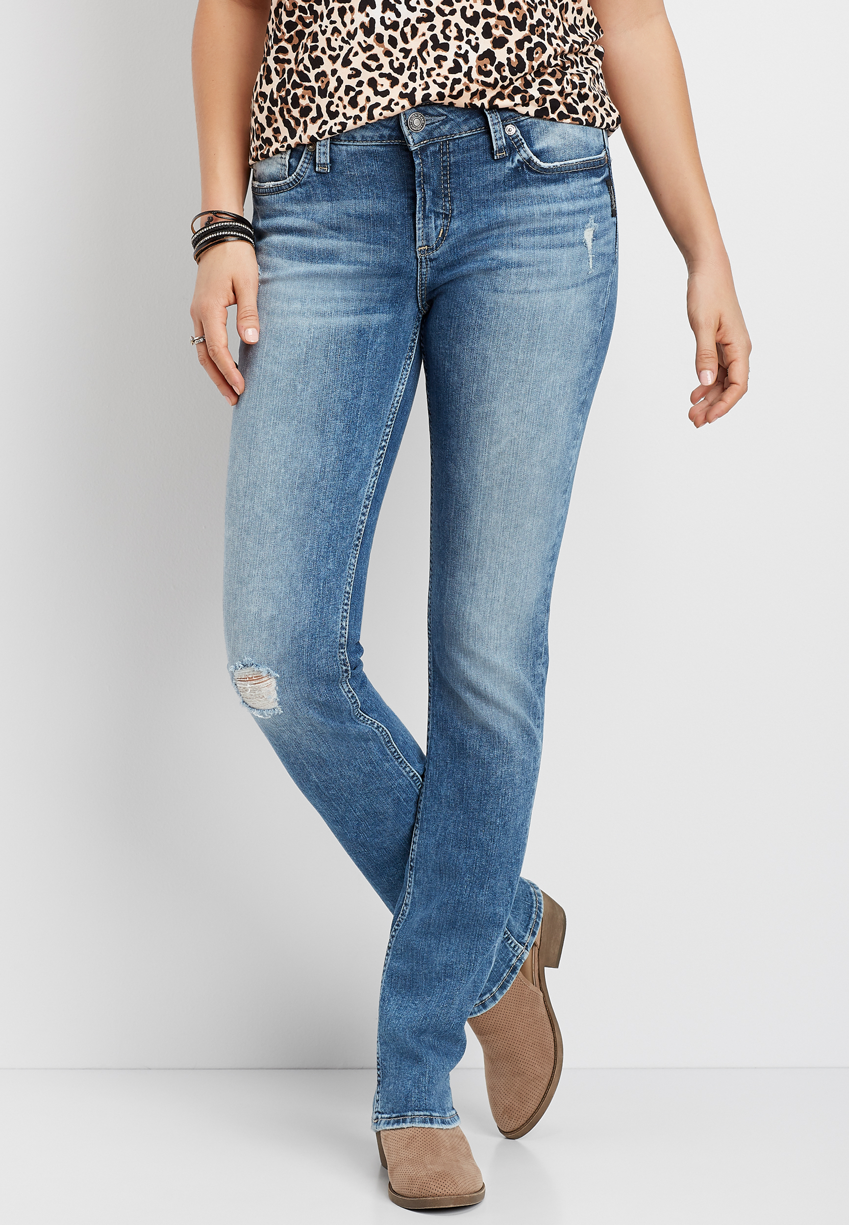 silver jeans elyse straight leg