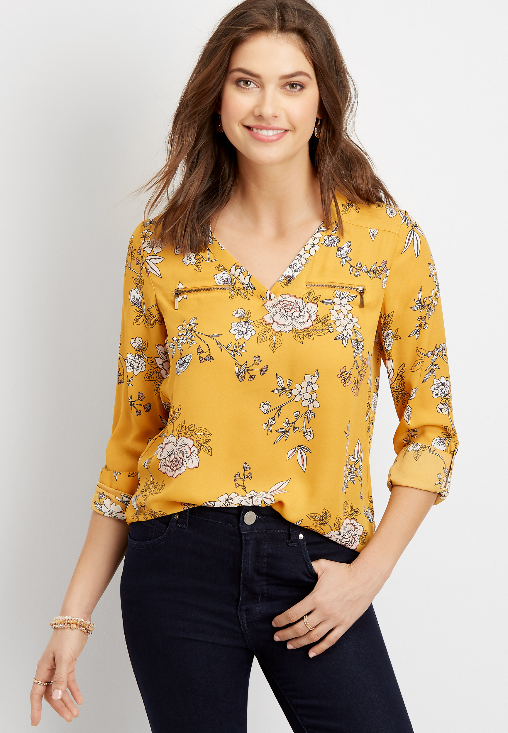 maurices floral top