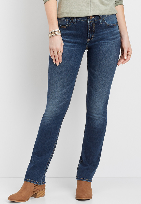 Silver Jeans Co.® Avery High Rise Straight Leg Jean | maurices