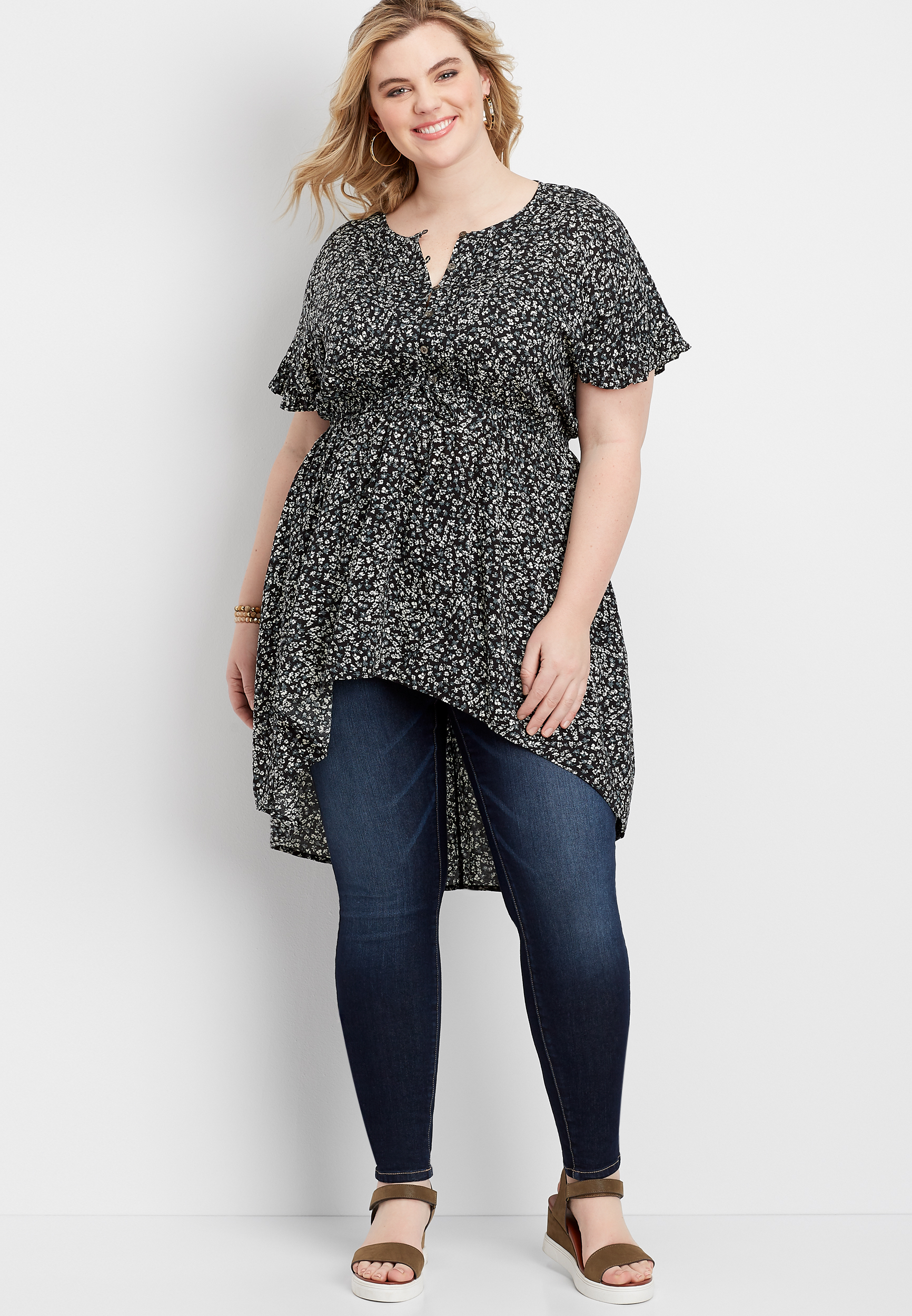maurices tunic tops