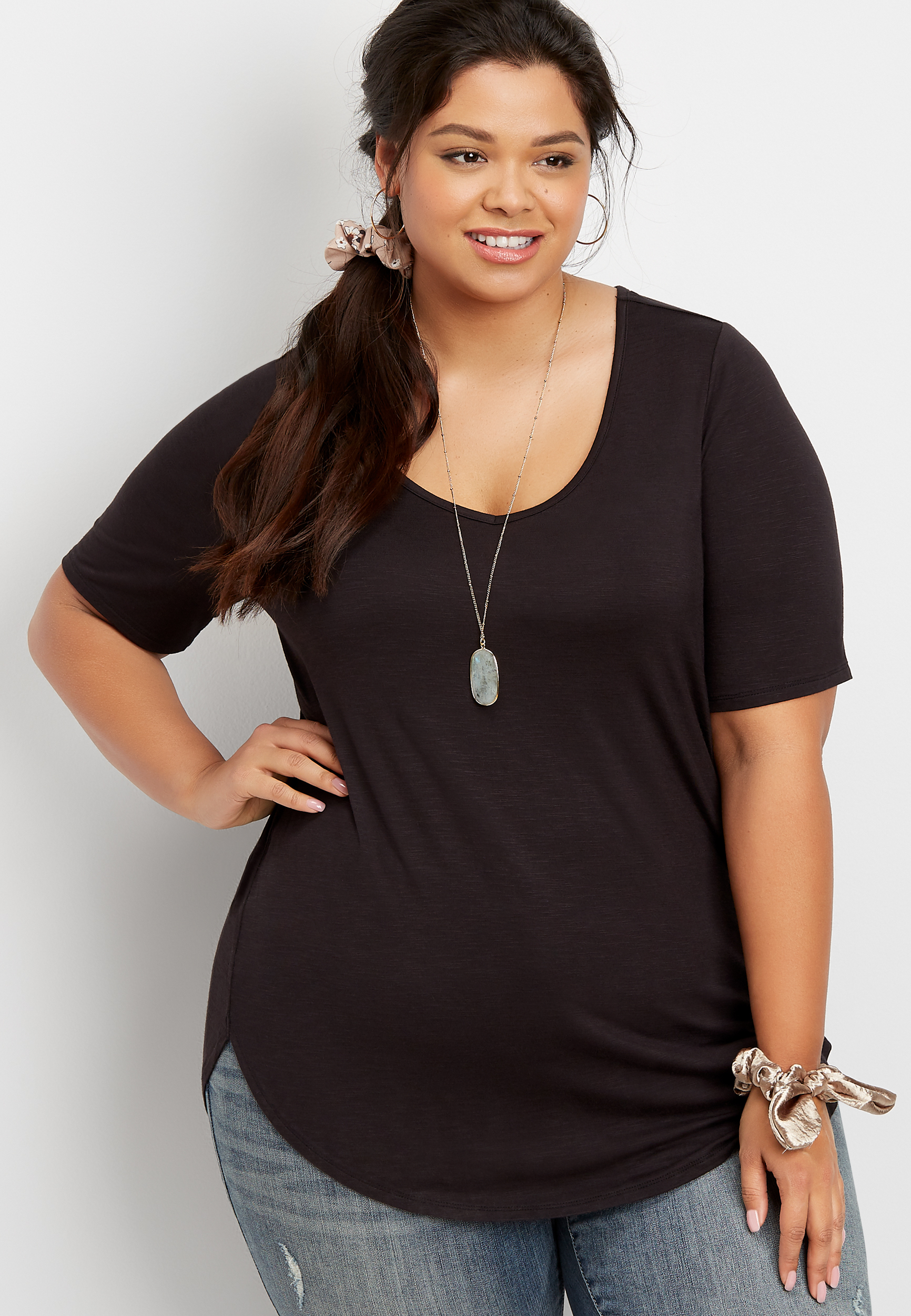 maurices plus size shirts