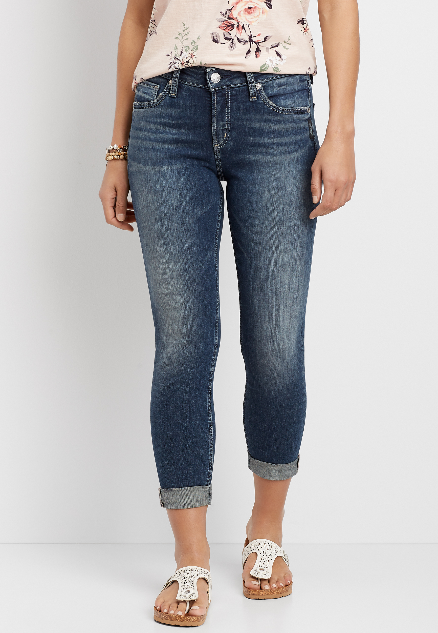 Silver Jeans Co.® Avery High Rise Cropped Jean | maurices