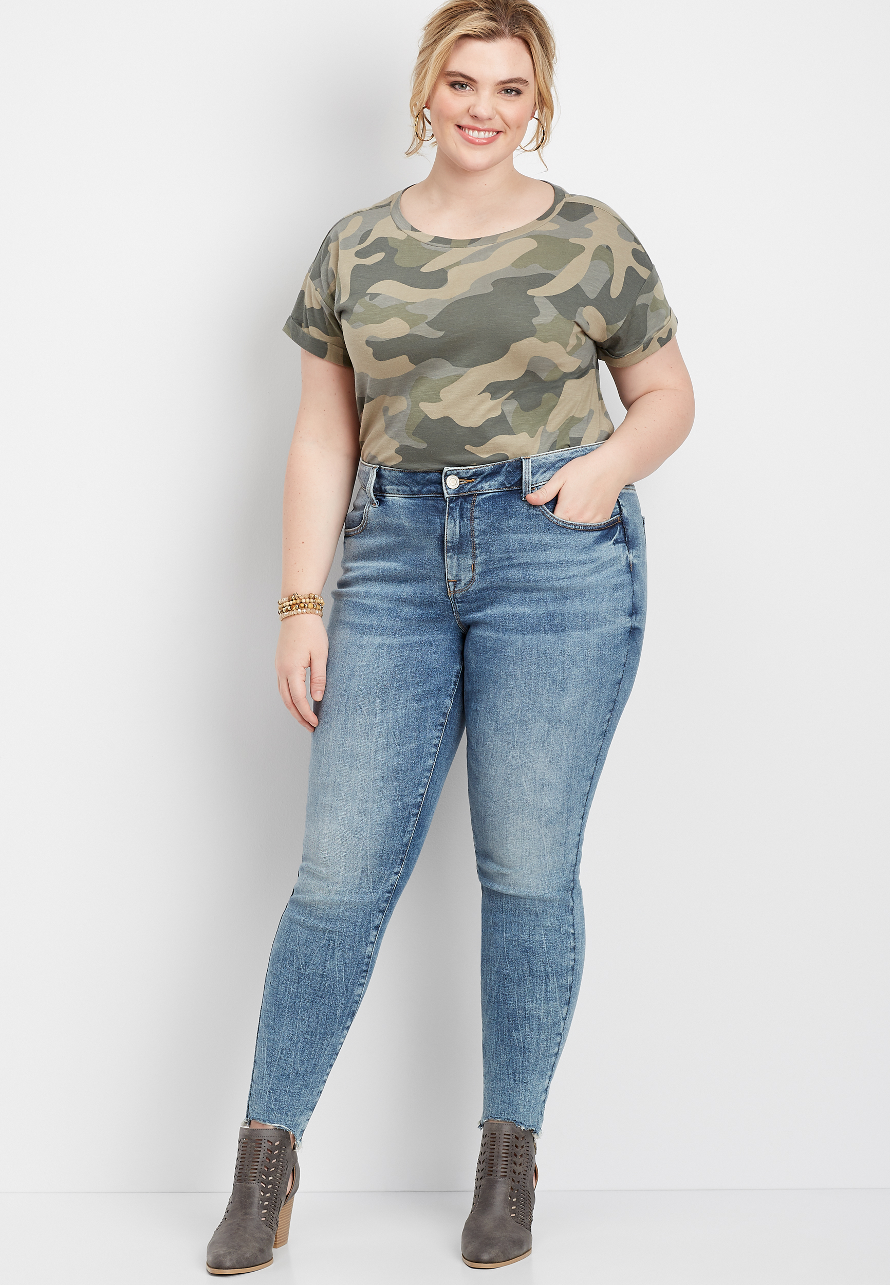 maurices camo jeggings