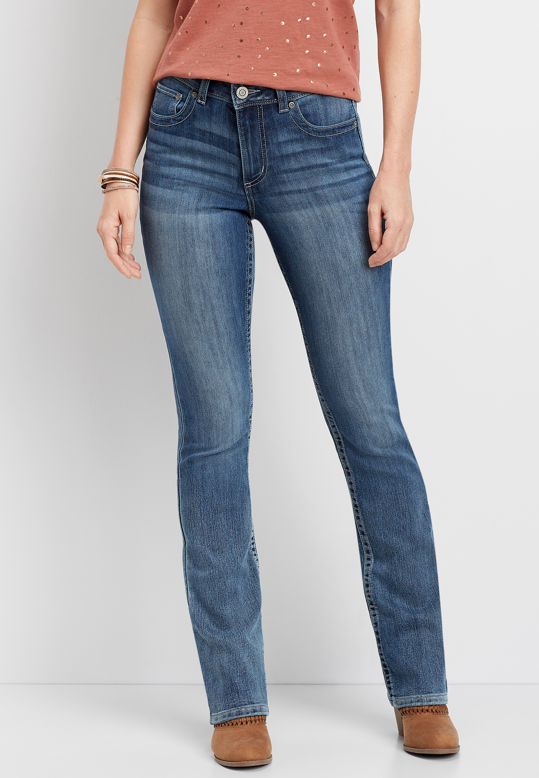 DenimFlex™ Curvy Fit Medium Wash Slim Boot Jean | maurices