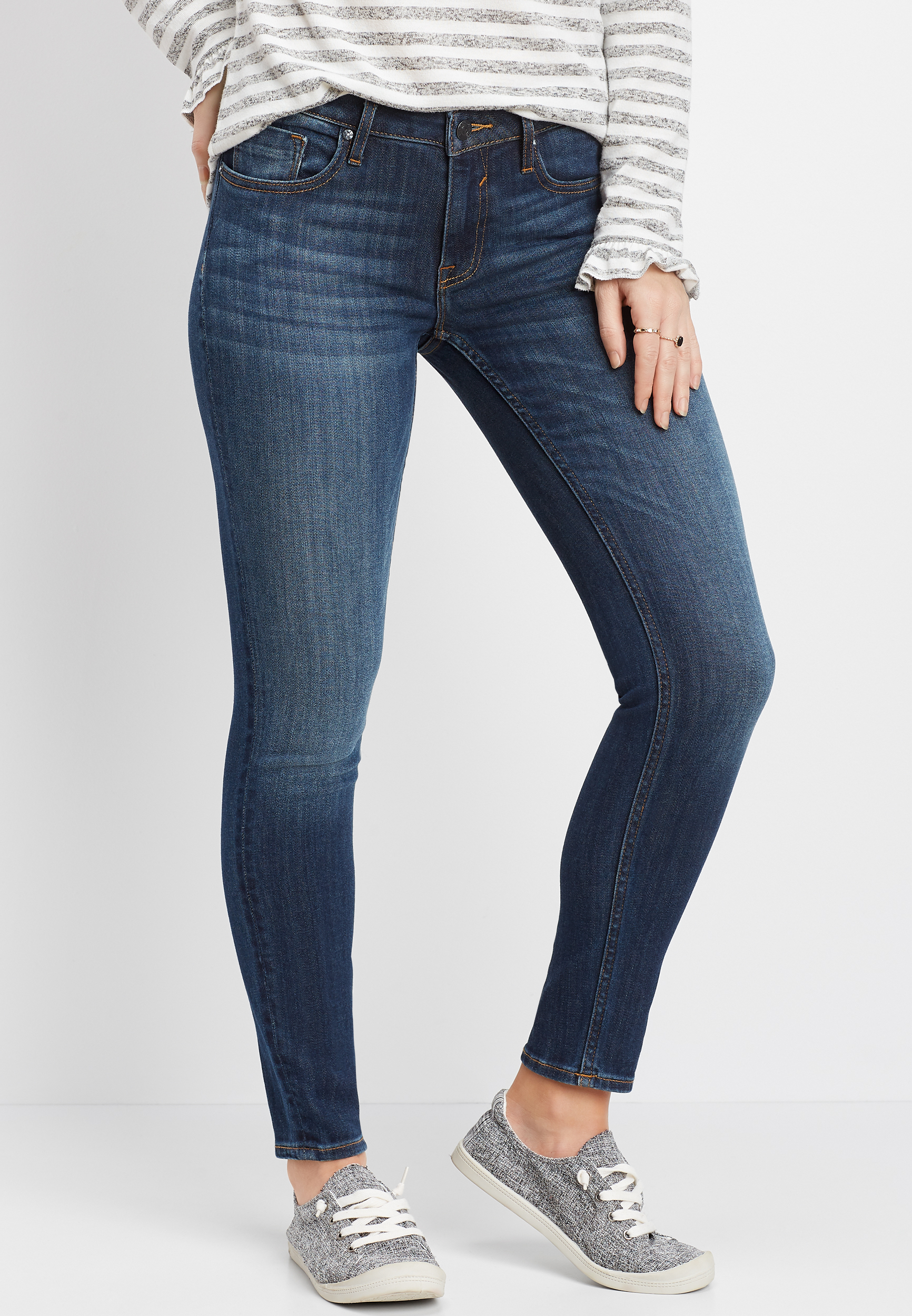 Vigoss® jagger classic fit dark wash skinny jean | maurices