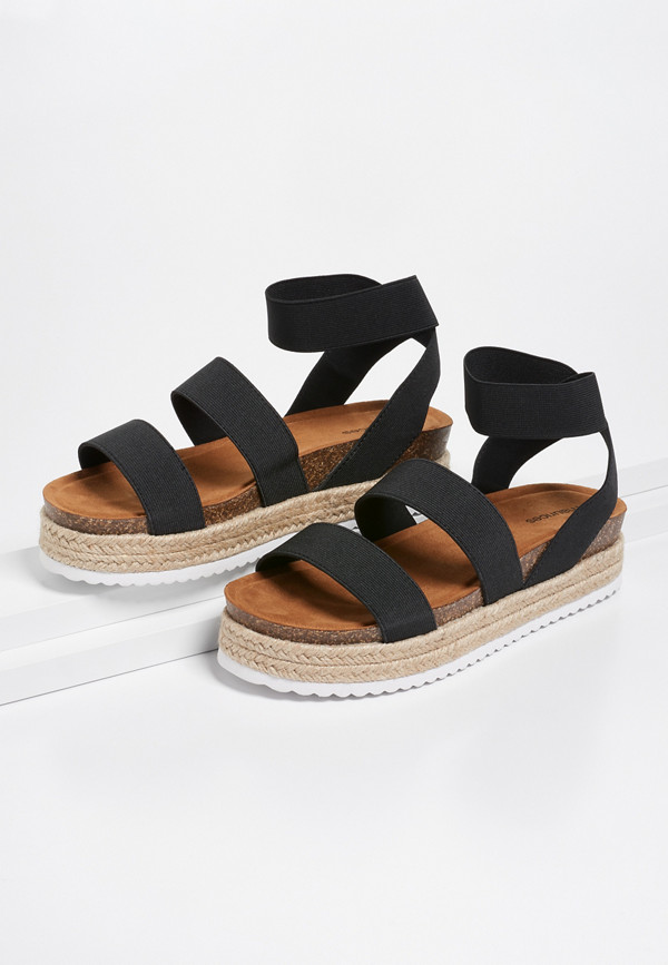 Harmony Elastic Platform Sandal | maurices