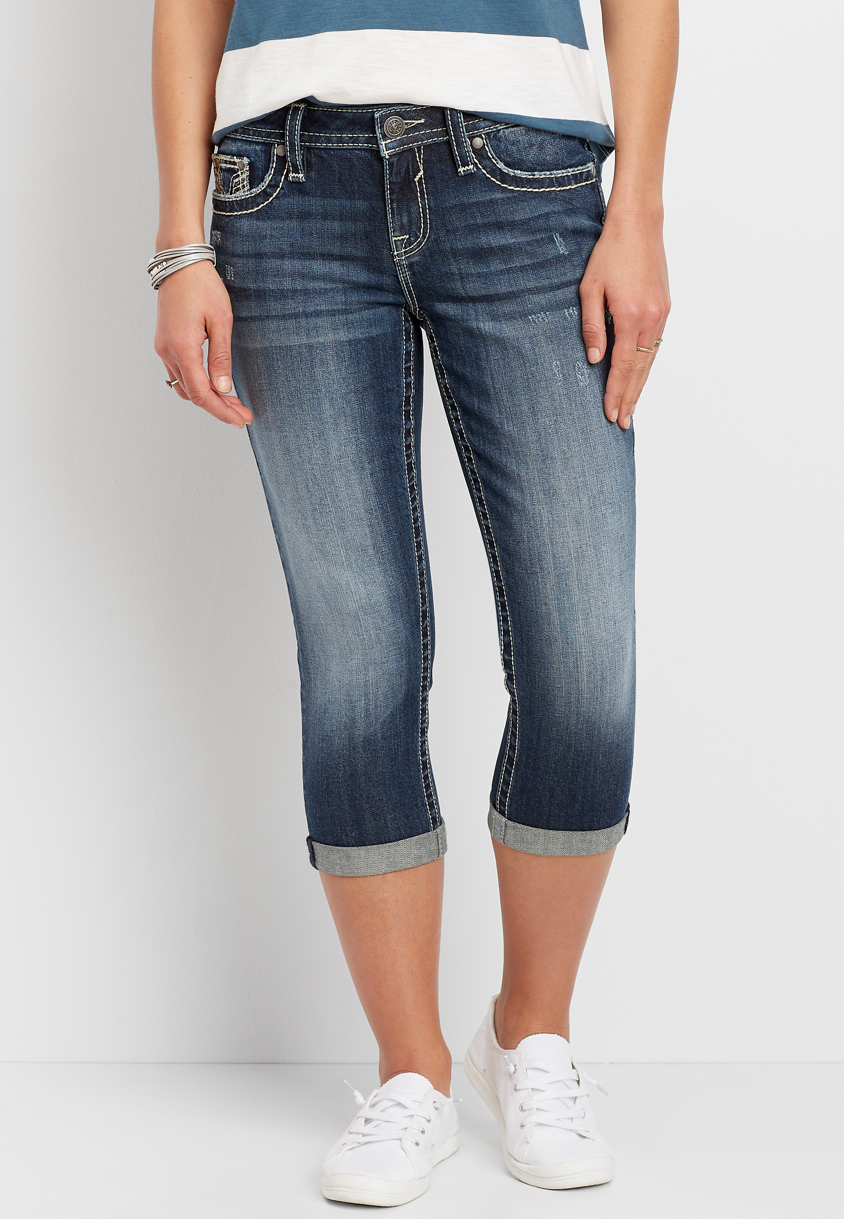 vigoss cropped jeans