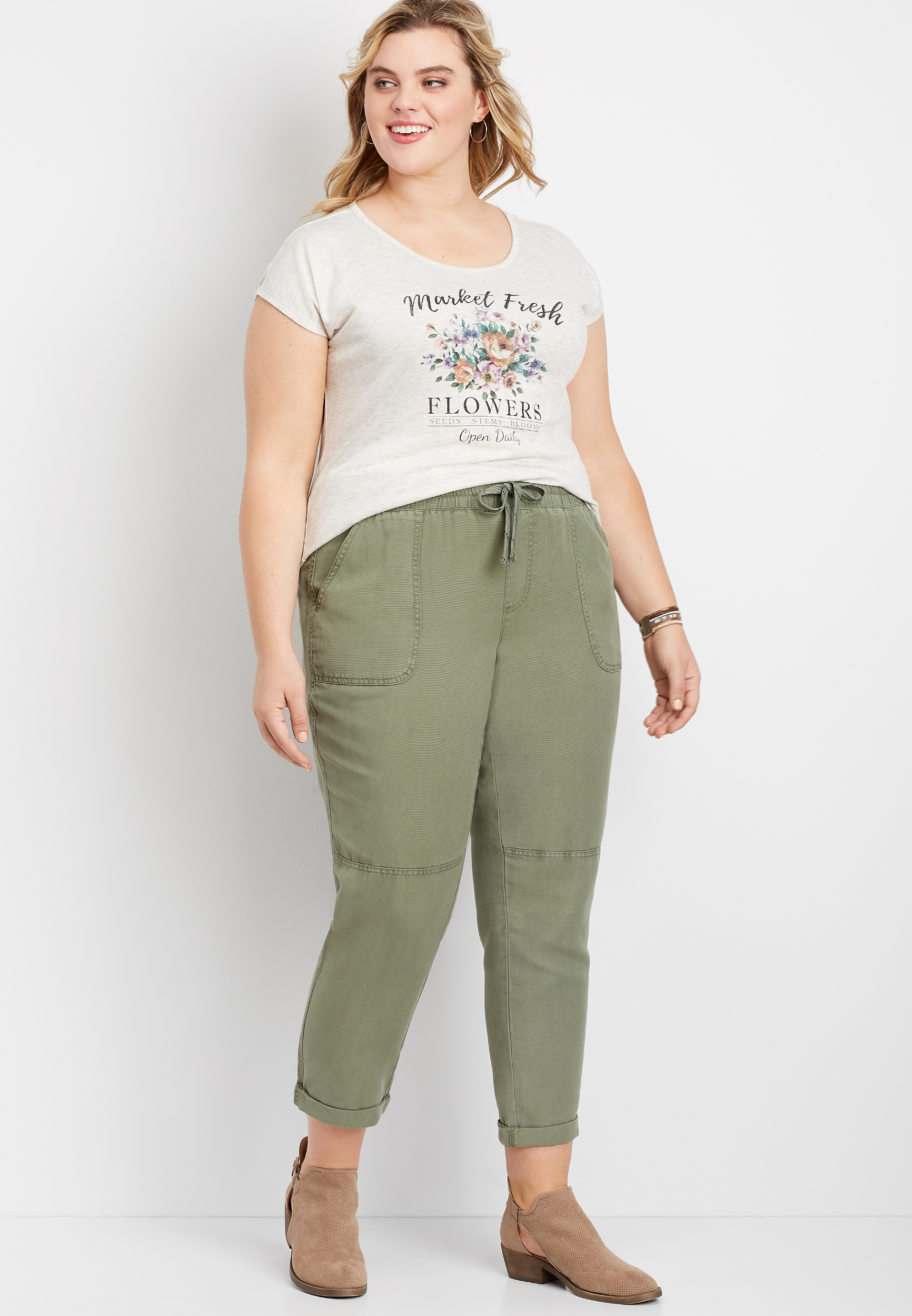 pull on trousers plus size