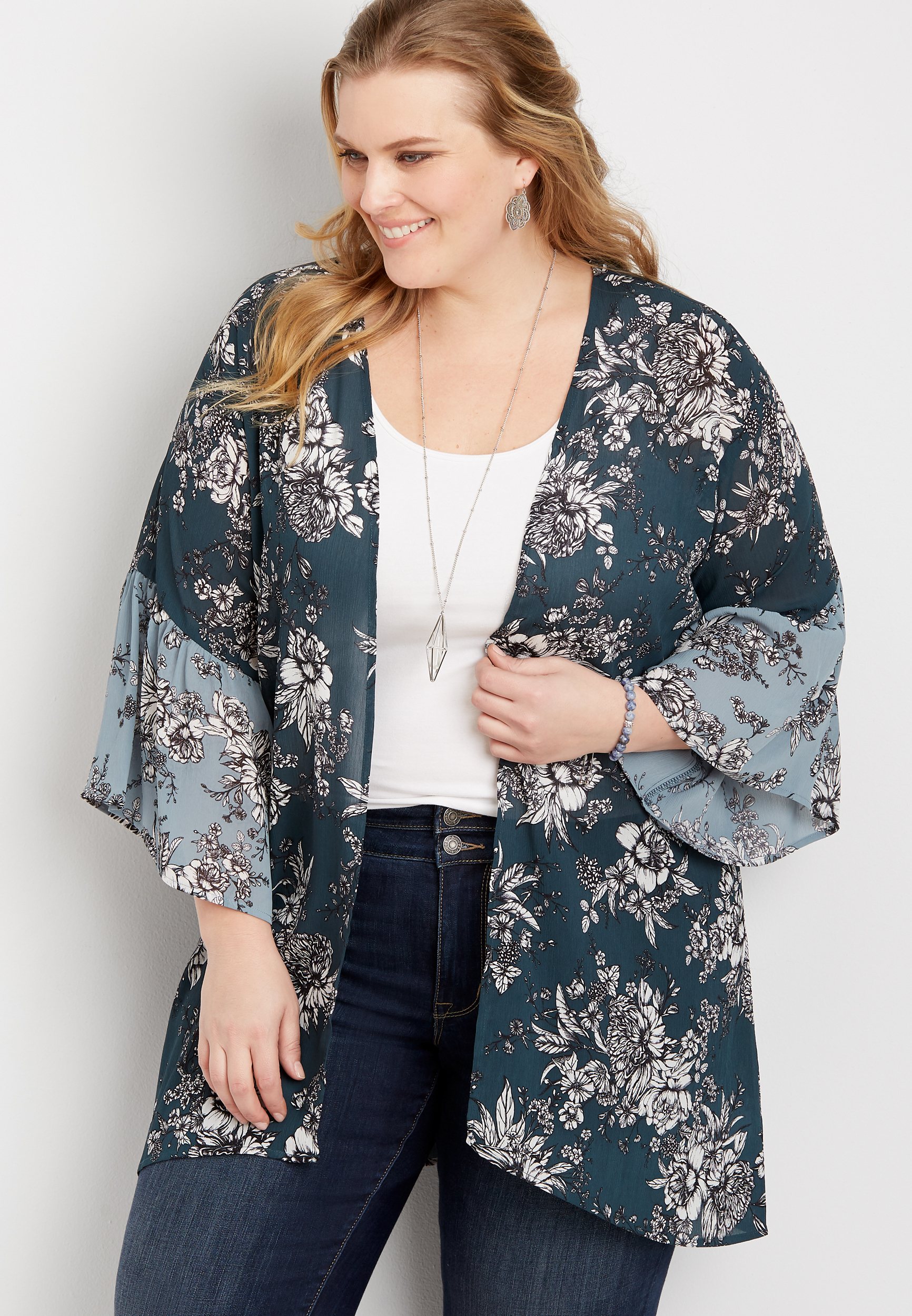 plus size dressy kimonos