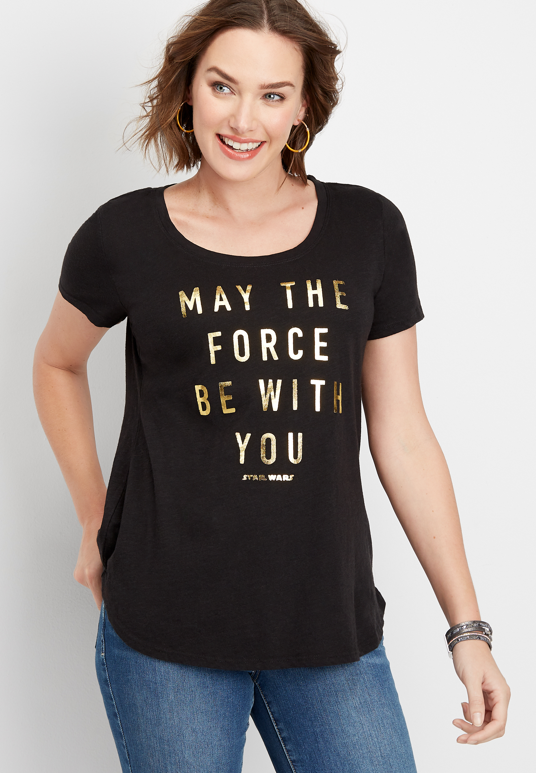force be with you graphic tee | maurices