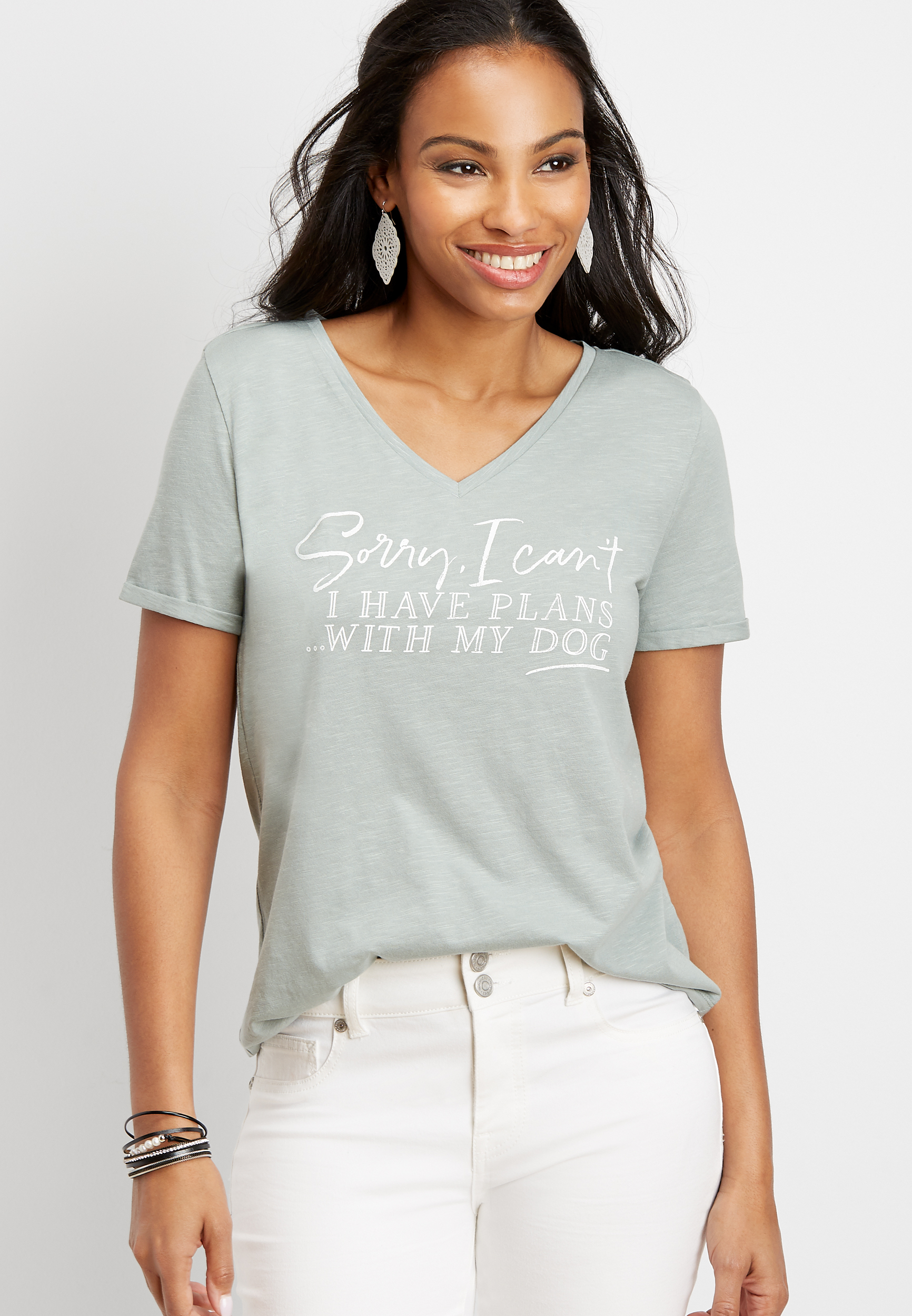 Dog Plans Graphic Tee | maurices