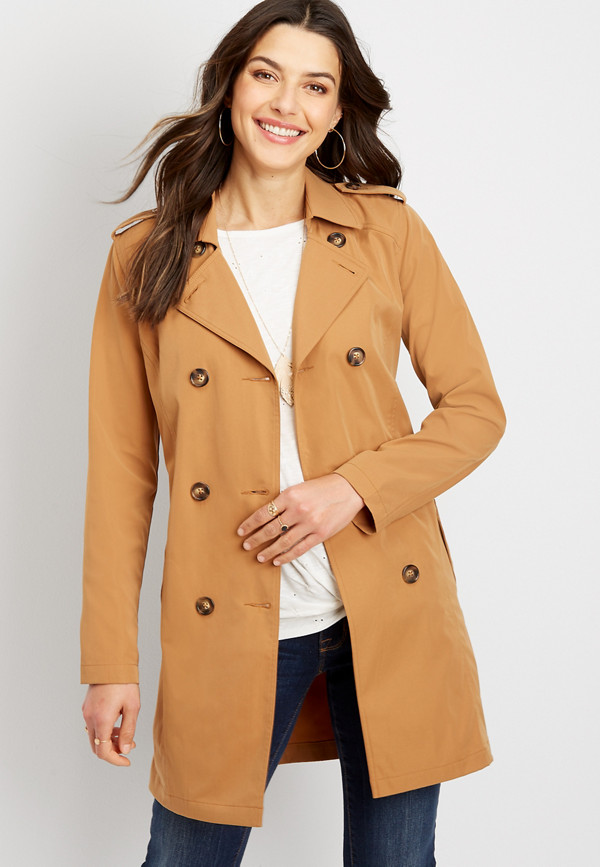 Long Trench Jacket | maurices