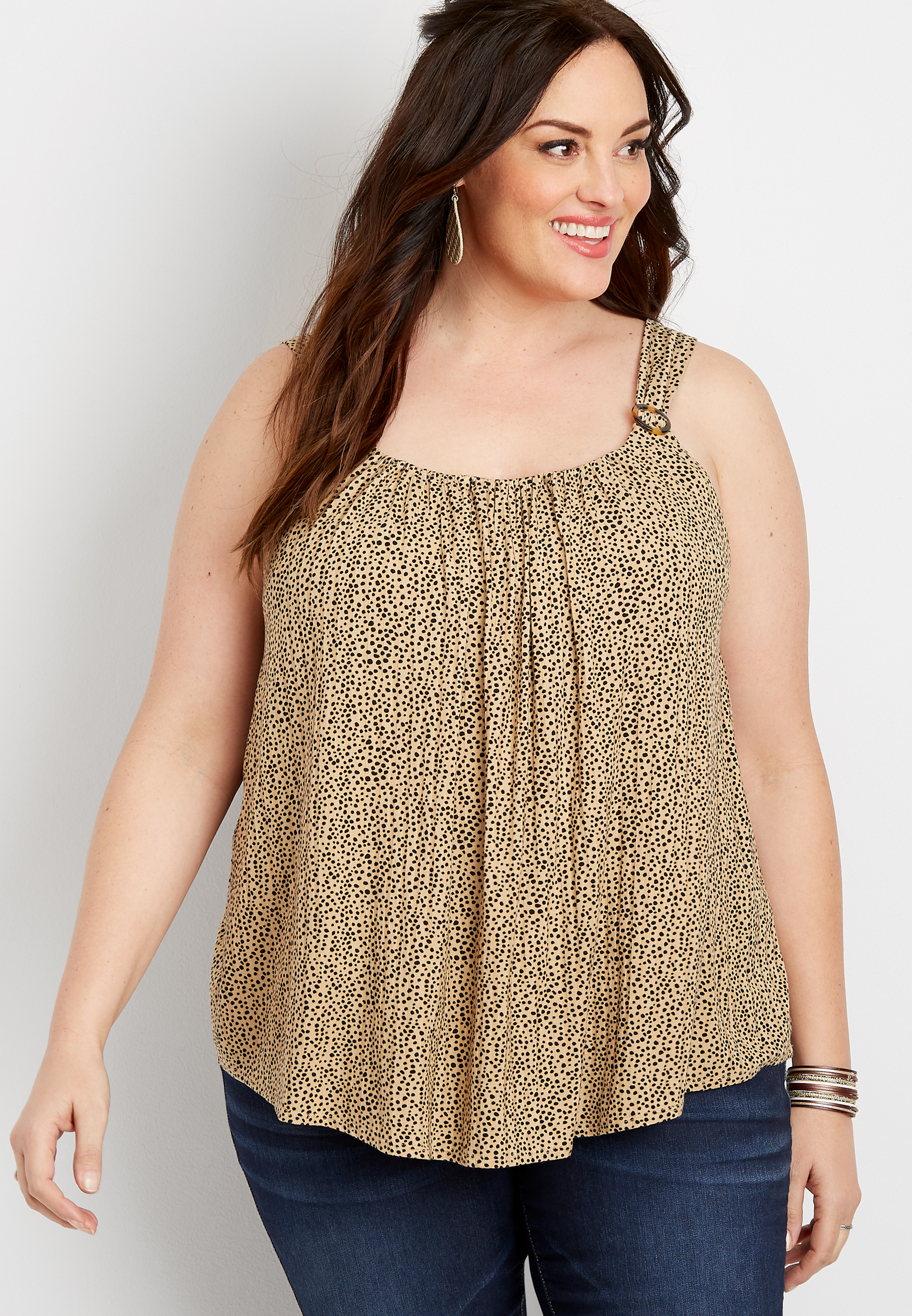 Plus Size Tortoise Ring Tank | maurices
