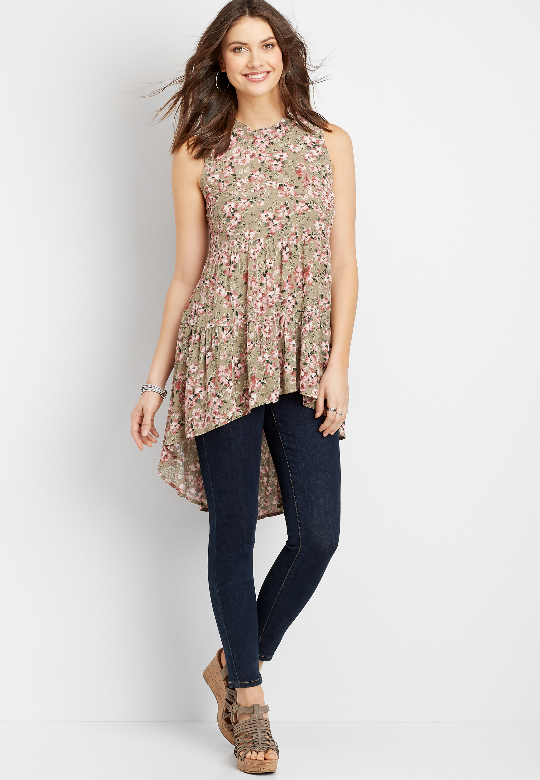 Babydoll High Low Top | maurices