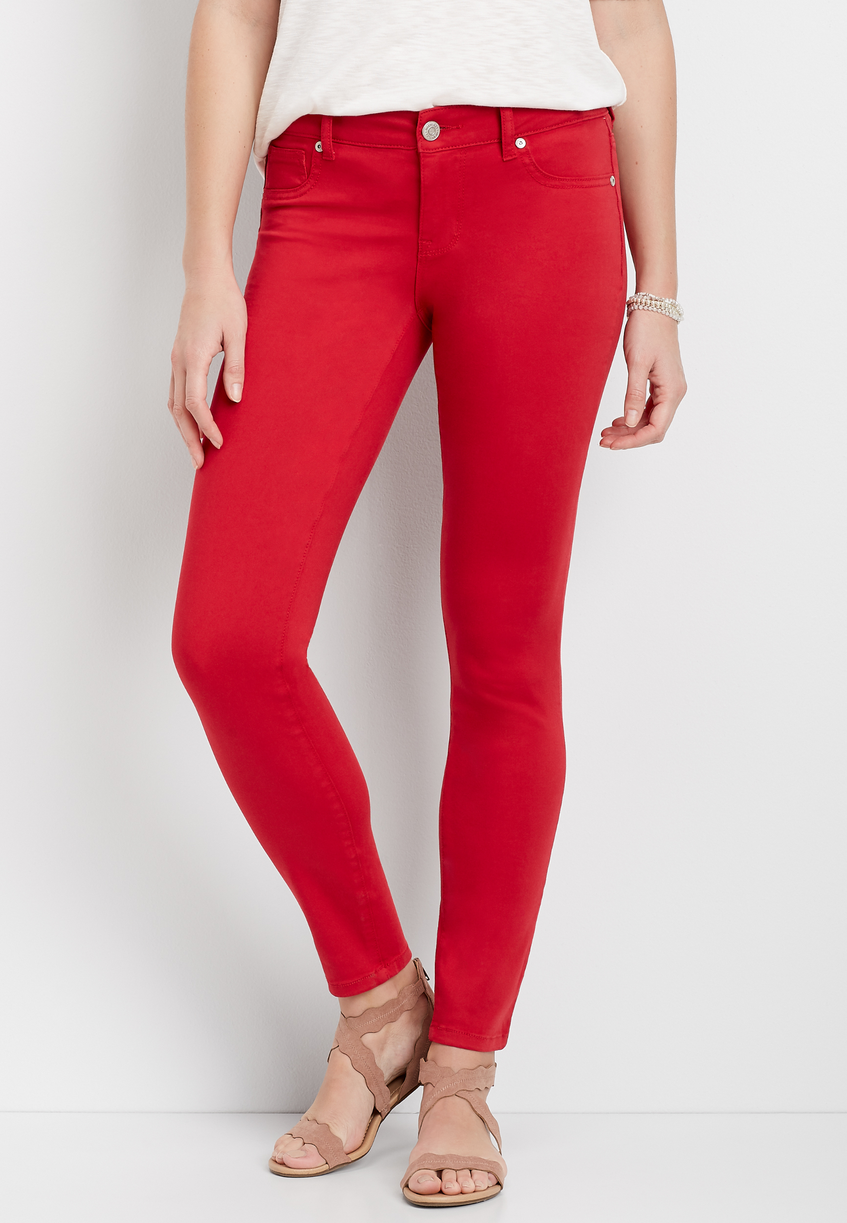 jeggings red