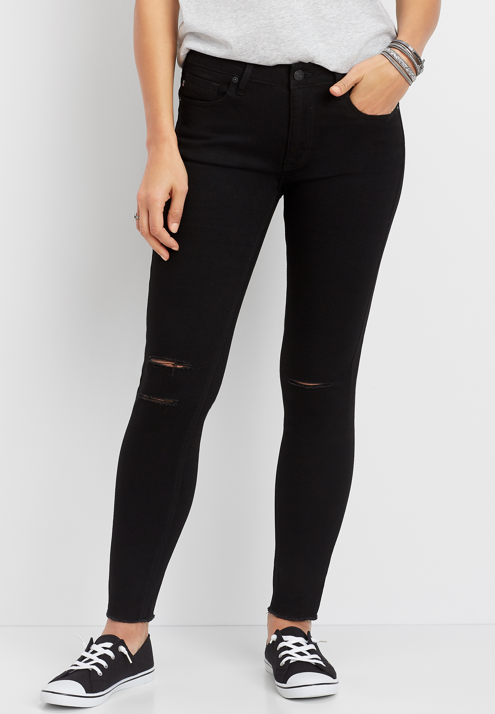 maurices colored skinny jeans