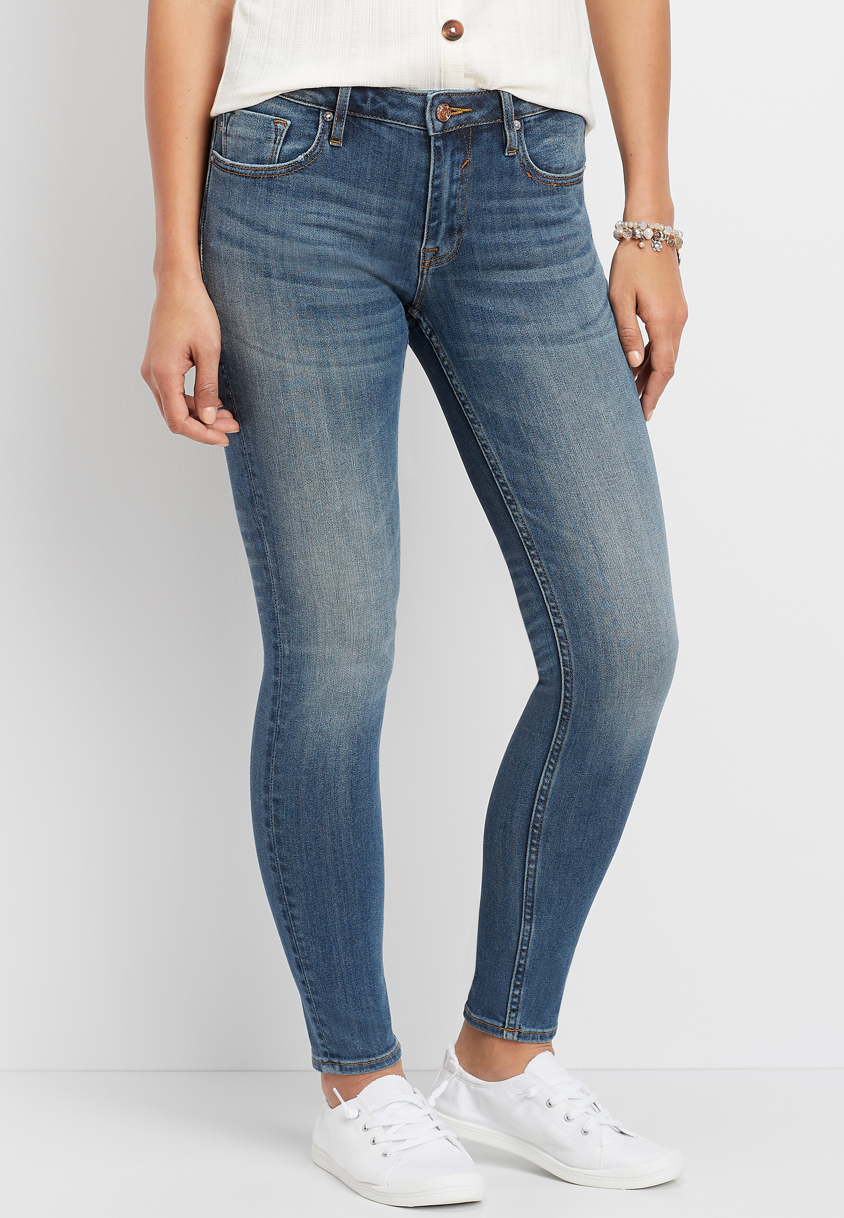 vigoss distressed skinny jeans