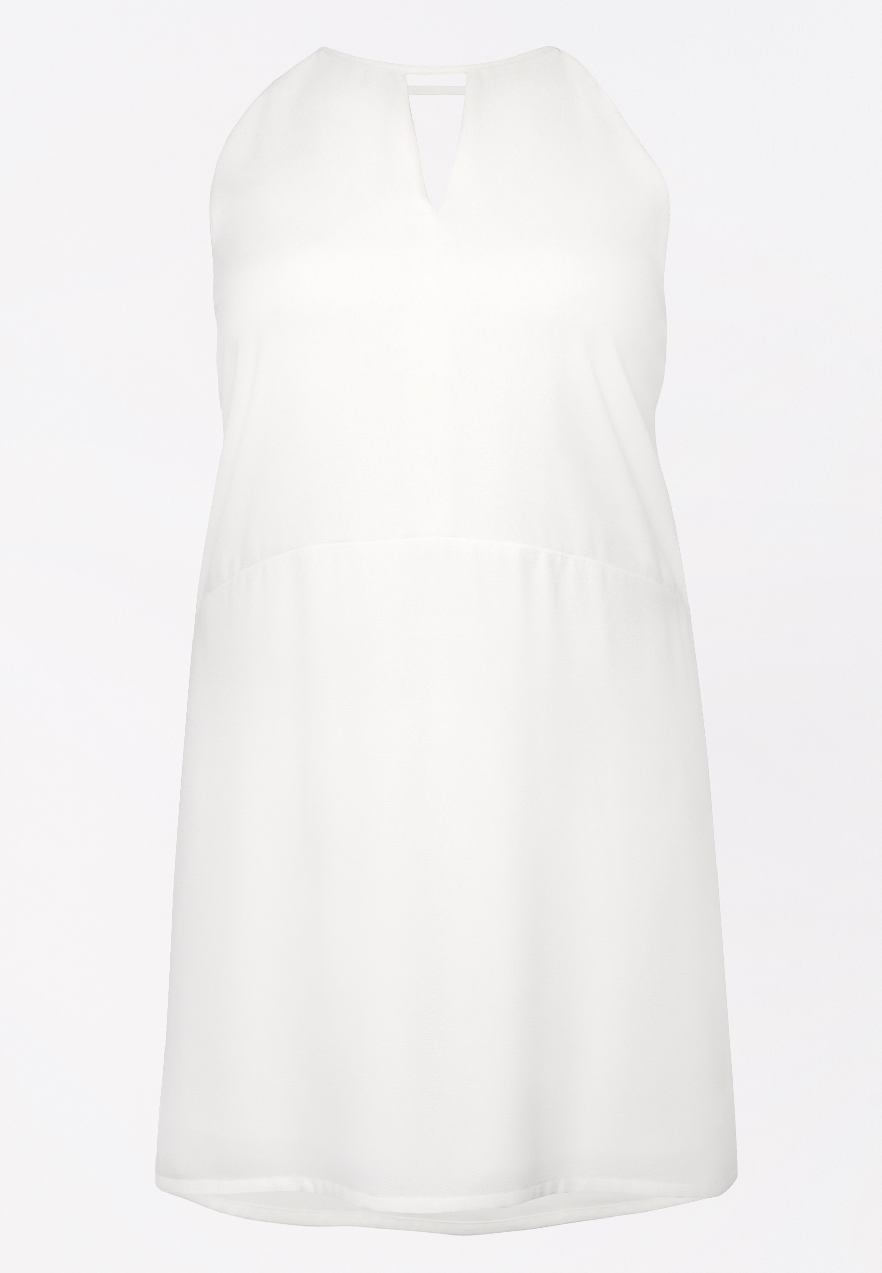 white shift dress plus size
