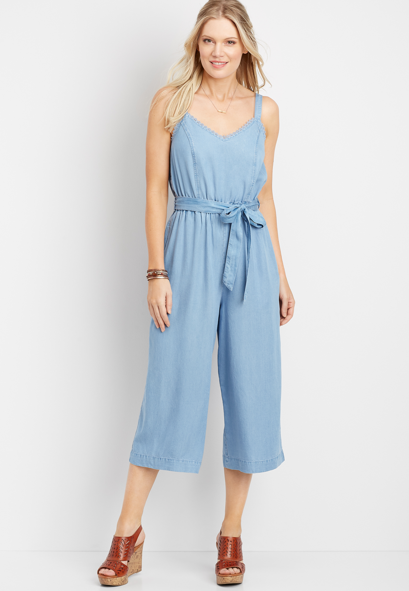 chambray jumpsuit