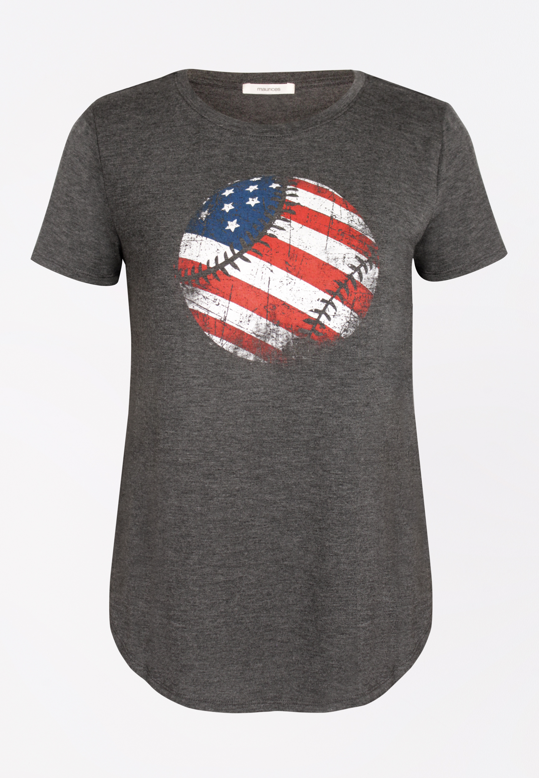 American Flag Baseball Graphic Tee | maurices